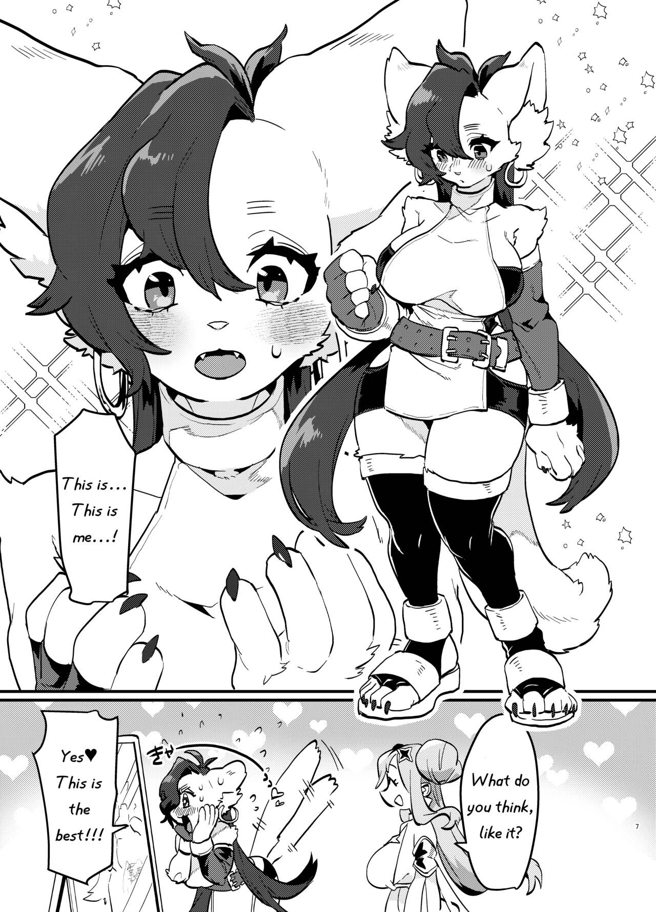 Tired Office Worker is Reincarnated In Another World TF and then Became A Female Kemono page 8 full