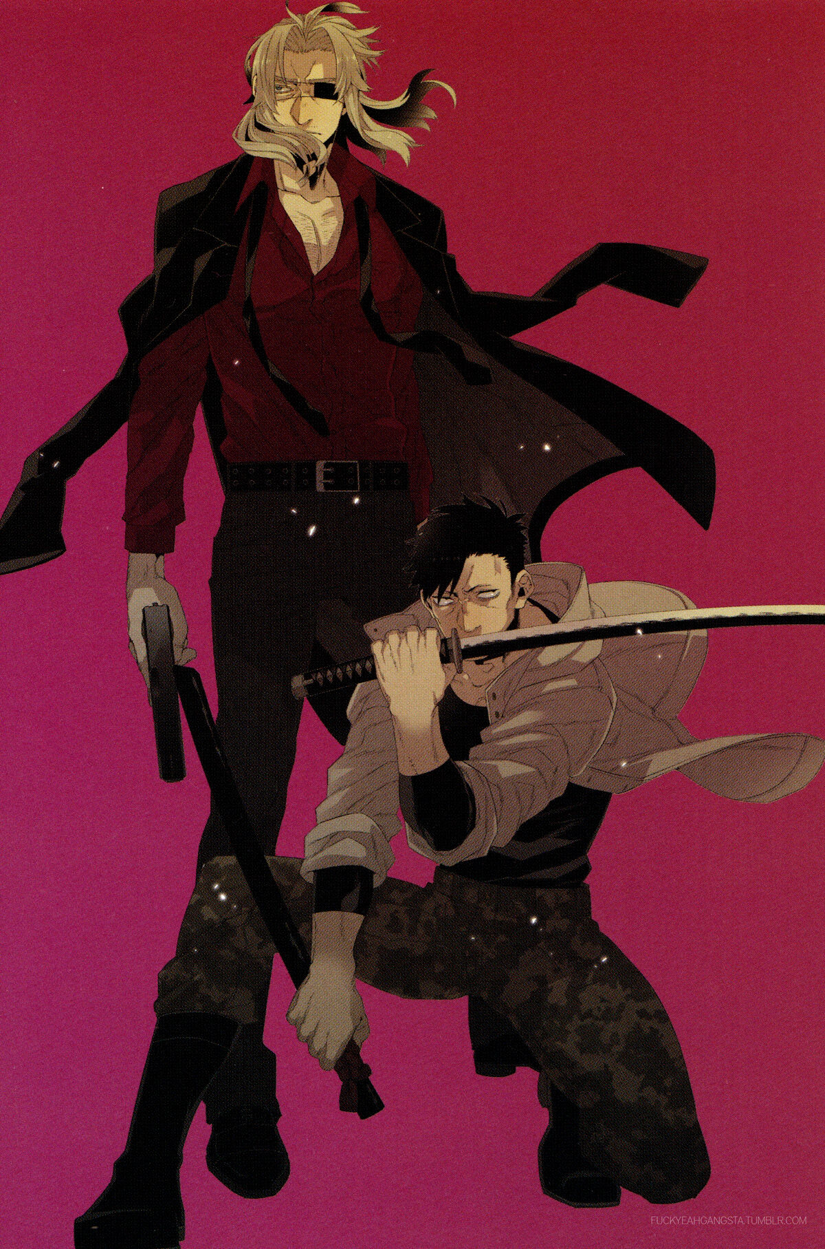 GANGSTA. &amp; GANGSTA:CURSED. Postcard Set page 1 full
