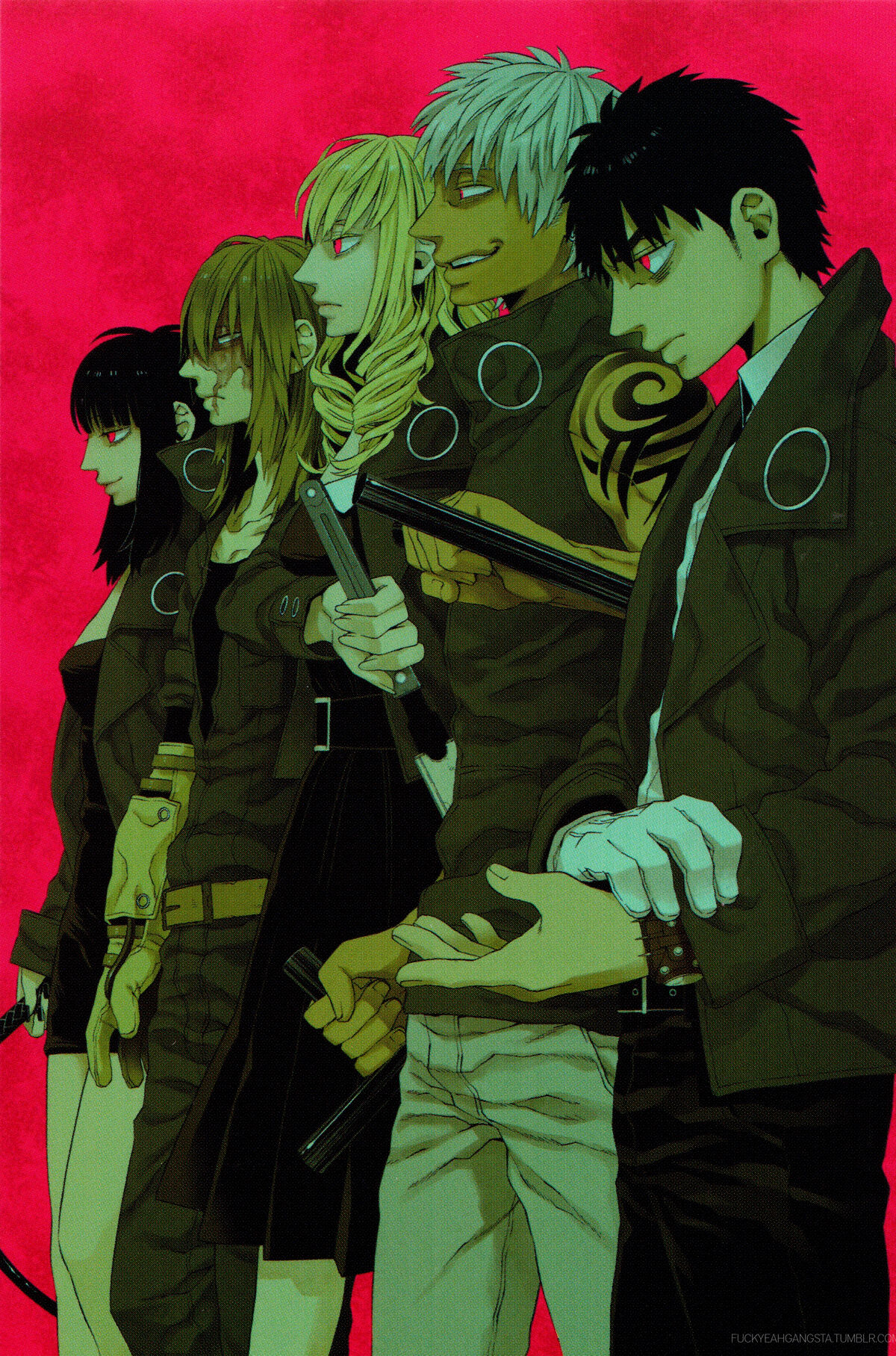 GANGSTA. &amp; GANGSTA:CURSED. Postcard Set page 7 full