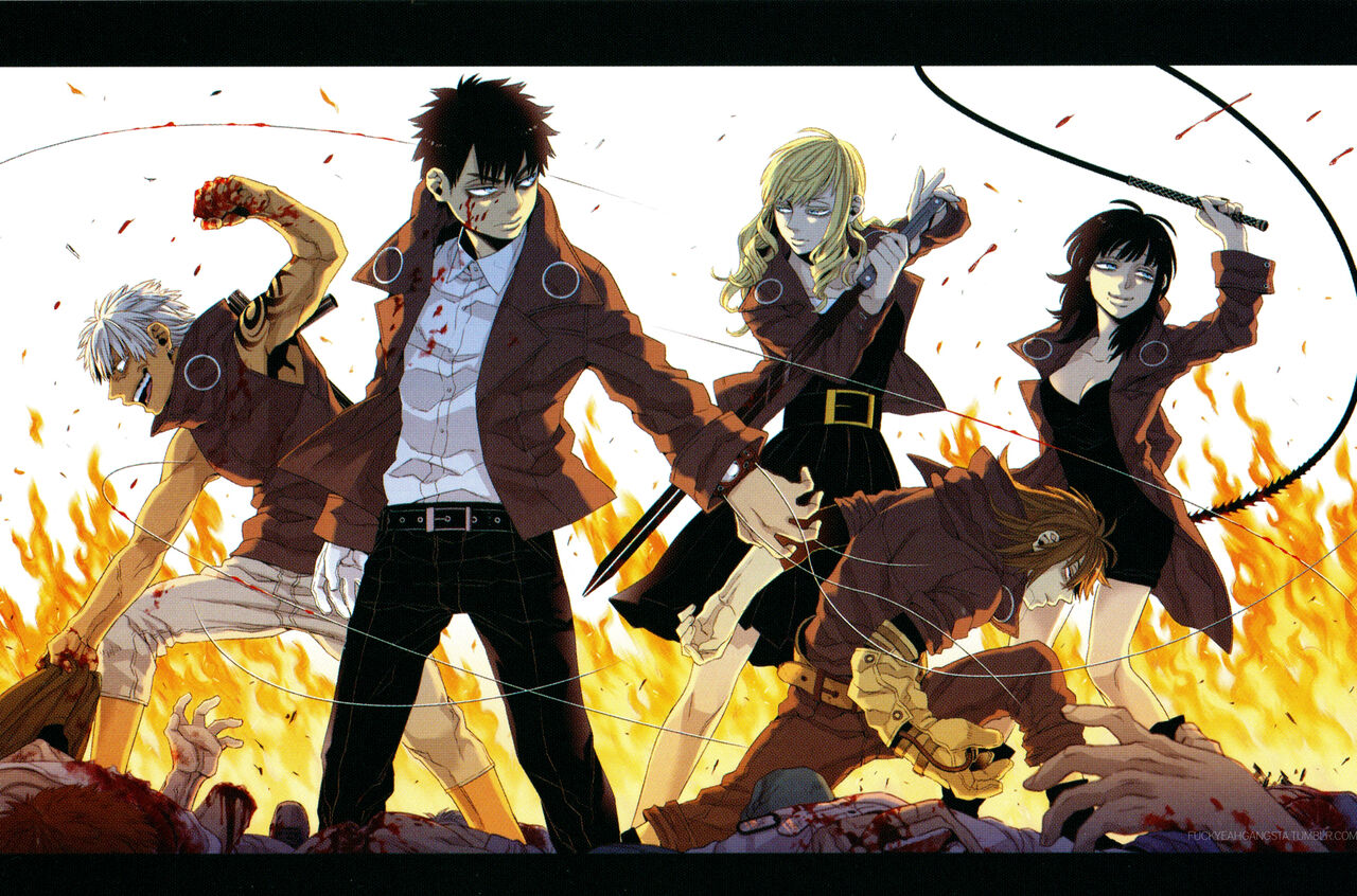 GANGSTA. &amp; GANGSTA:CURSED. Postcard Set page 8 full