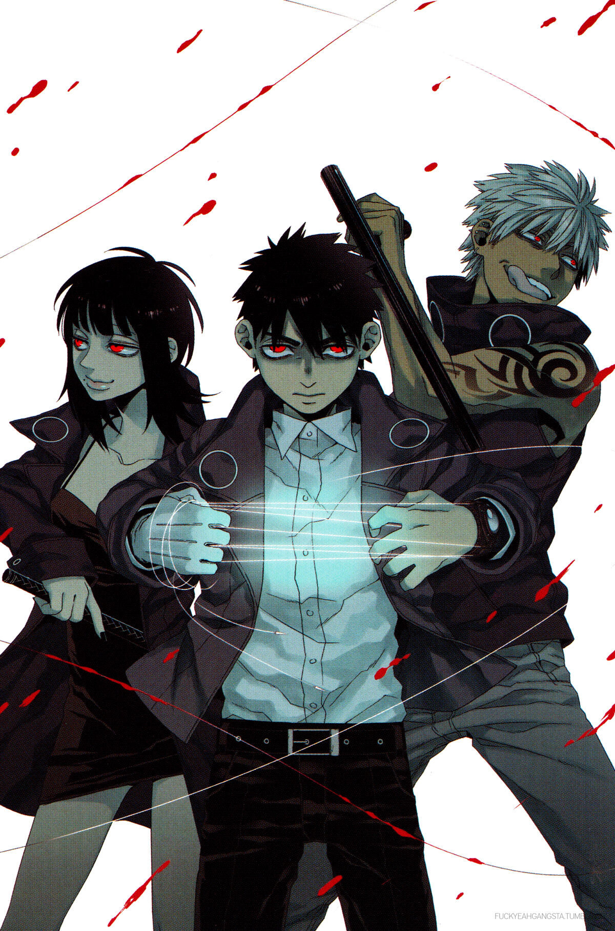 GANGSTA. &amp; GANGSTA:CURSED. Postcard Set page 9 full