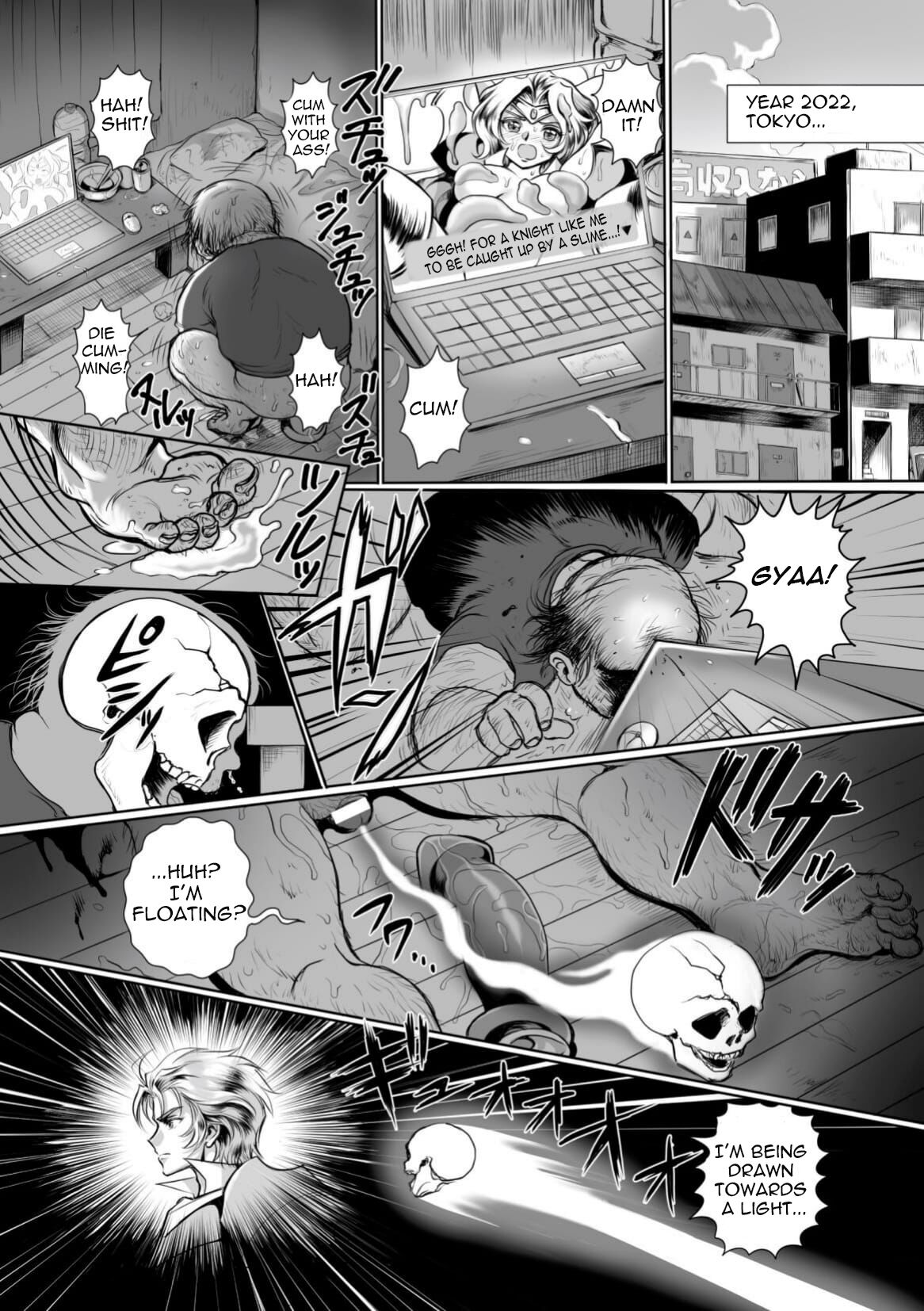Possessed Knight Stallion: Forced to Climax by a Creeper! Ch. 1 page 5 full