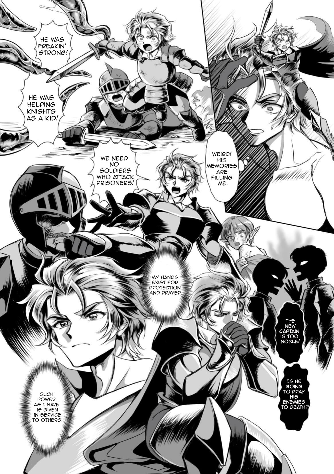 Possessed Knight Stallion: Forced to Climax by a Creeper! Ch. 1 page 9 full