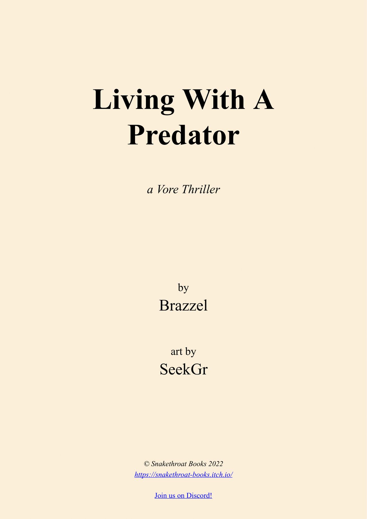 Living With a Predator page 2 full