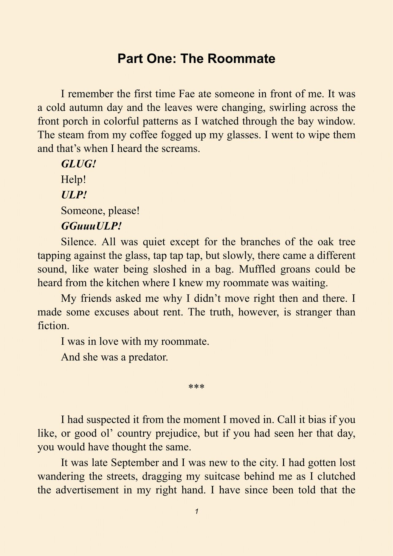 Living With a Predator page 5 full