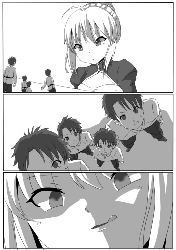 Gudao-kun x4 vs Artoria-san cover