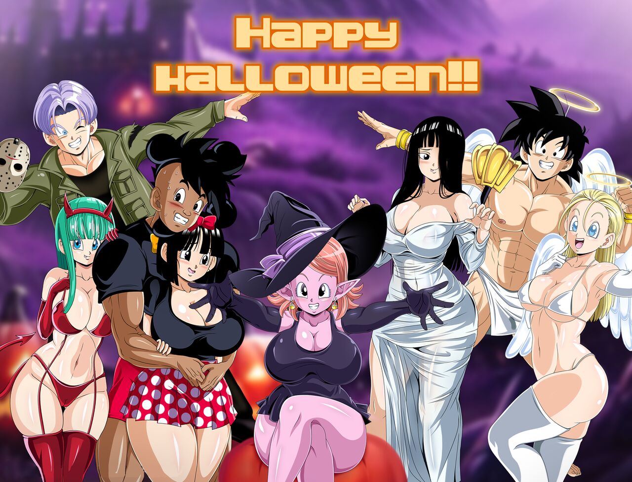 Halloween Sex Party page 1 full