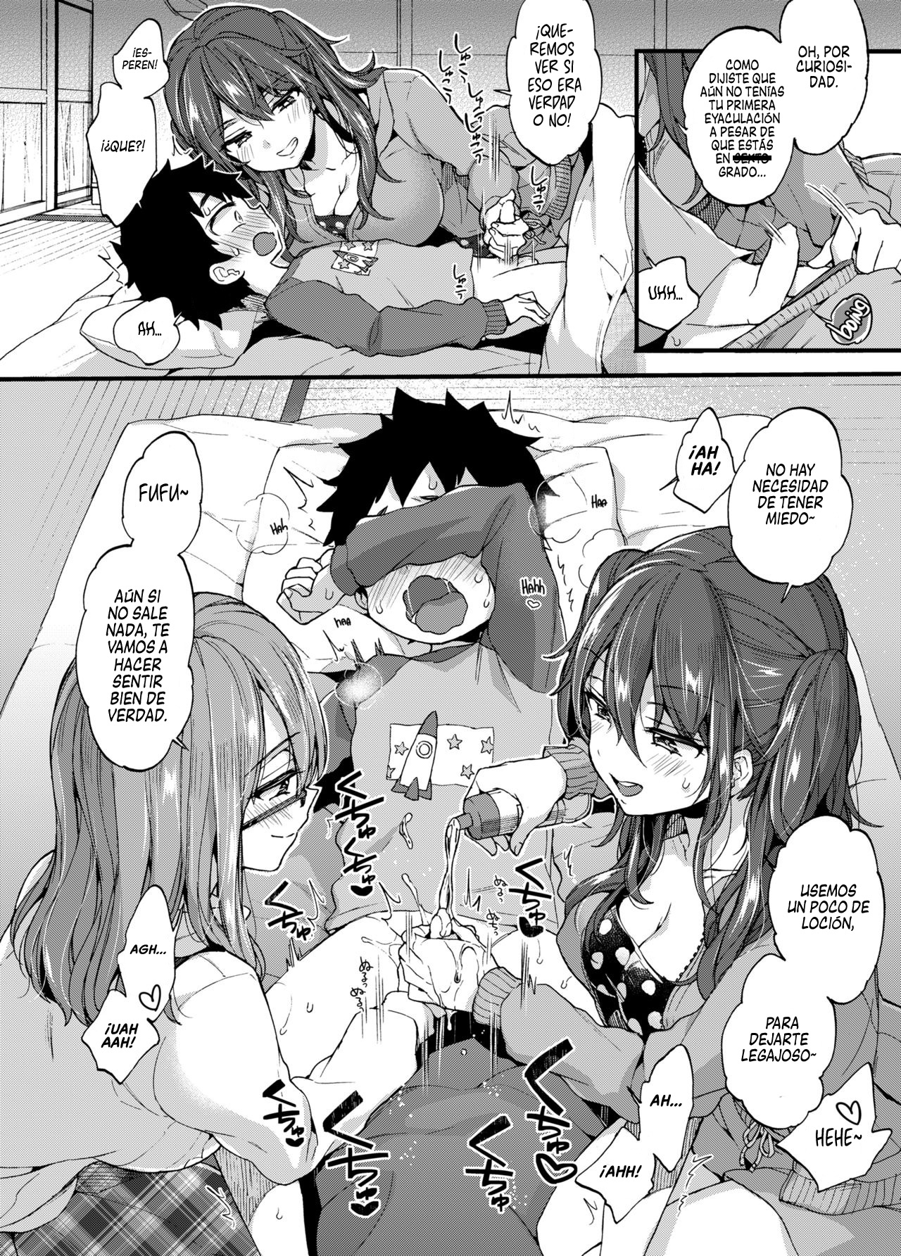 Fuyuyasumi wa Itoko no Onee-chan ni Asonde moraimashita. | Mis Primas quieren Jugar Conmigo durante las Vacaciones de Invierno. page 8 full