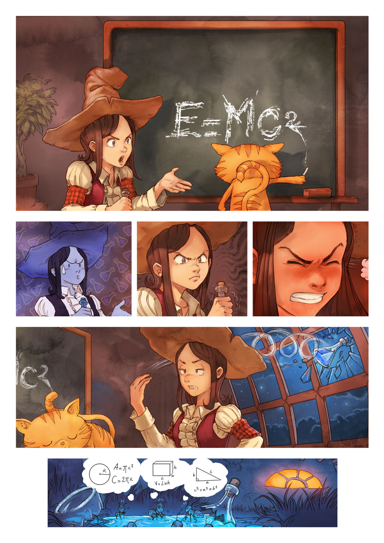 Pepper&amp;Carrot Episode 4: Stroke of Genius page 7 full