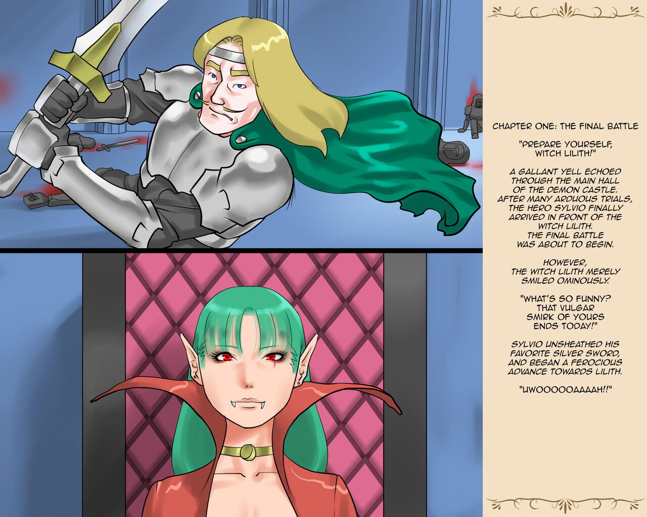 Nyotaika Sareta Yuusha-sama Chijoku no Hentai Shasei Dorei page 3 full