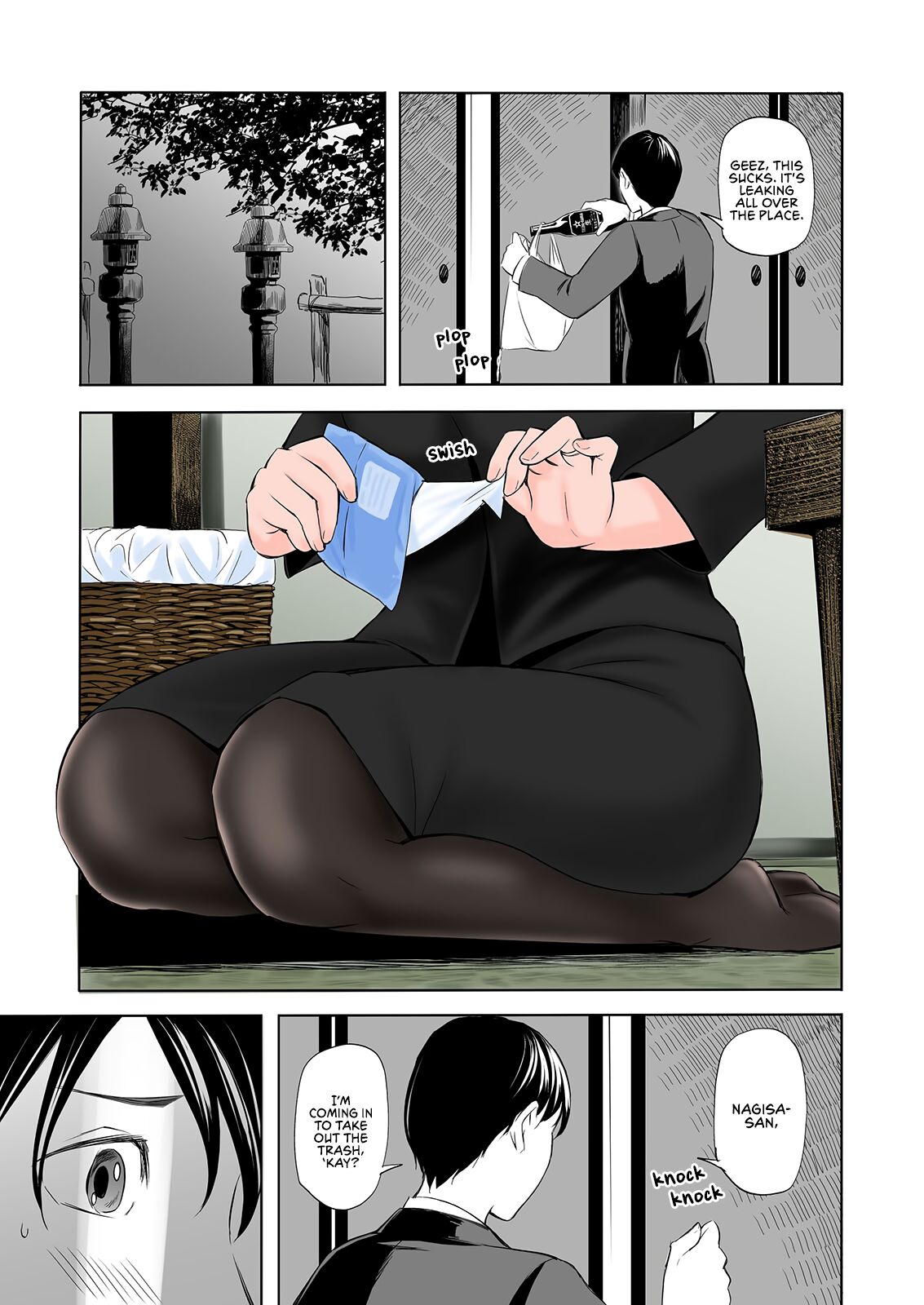 Mofuku Miboujin no Erohon desu | This is a Fap Book ft. a widow in her mourning dress page 4 full