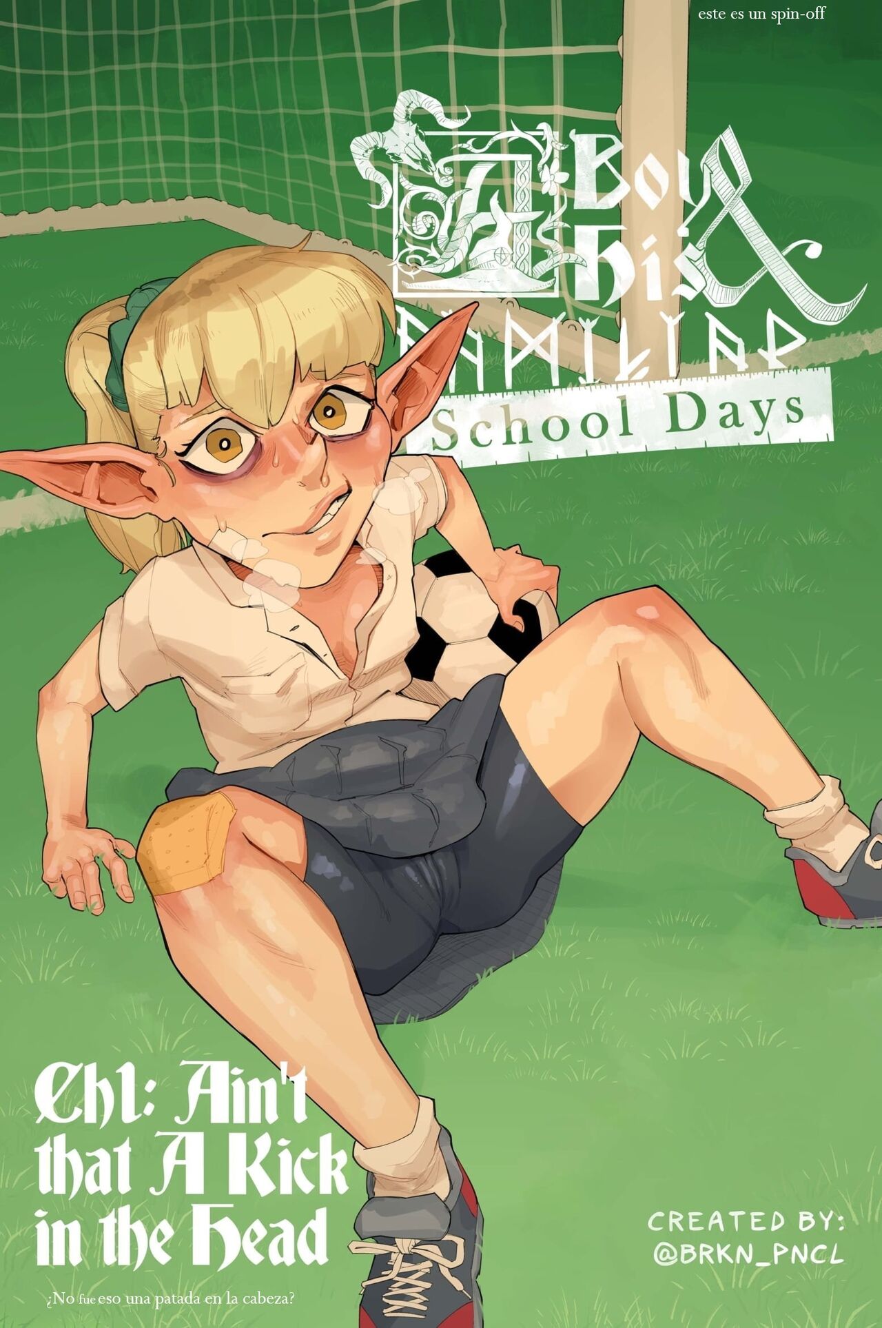 A Boy &amp; His Familiar School Days Ain't that A Kick in the Head page 1 full