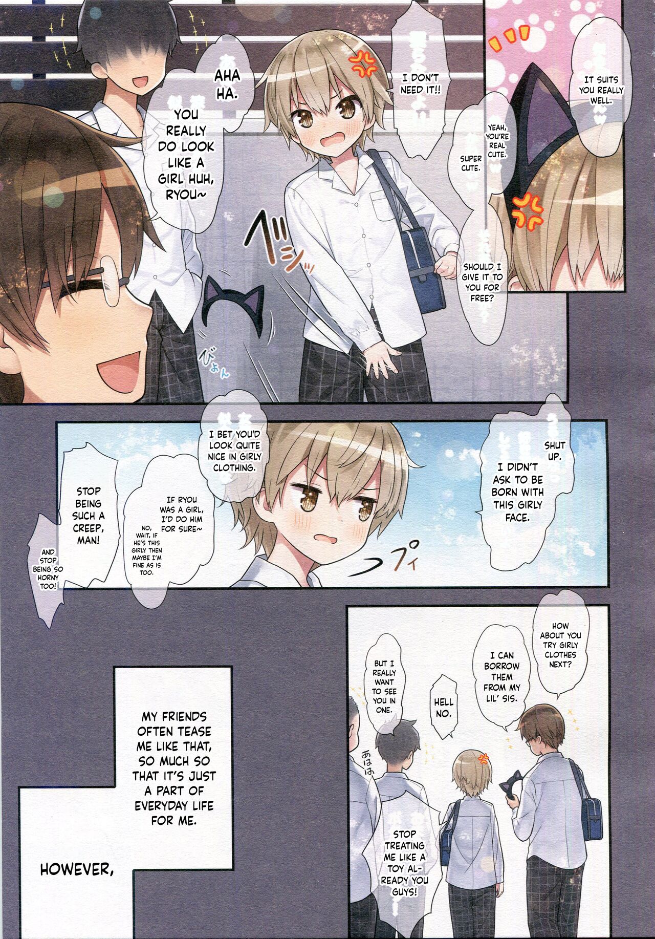 TS Shoujo Ryou-chan no Mesu Ochi | Genderbent Young Girl Ryou-chan Fallen to Pleasure page 4 full