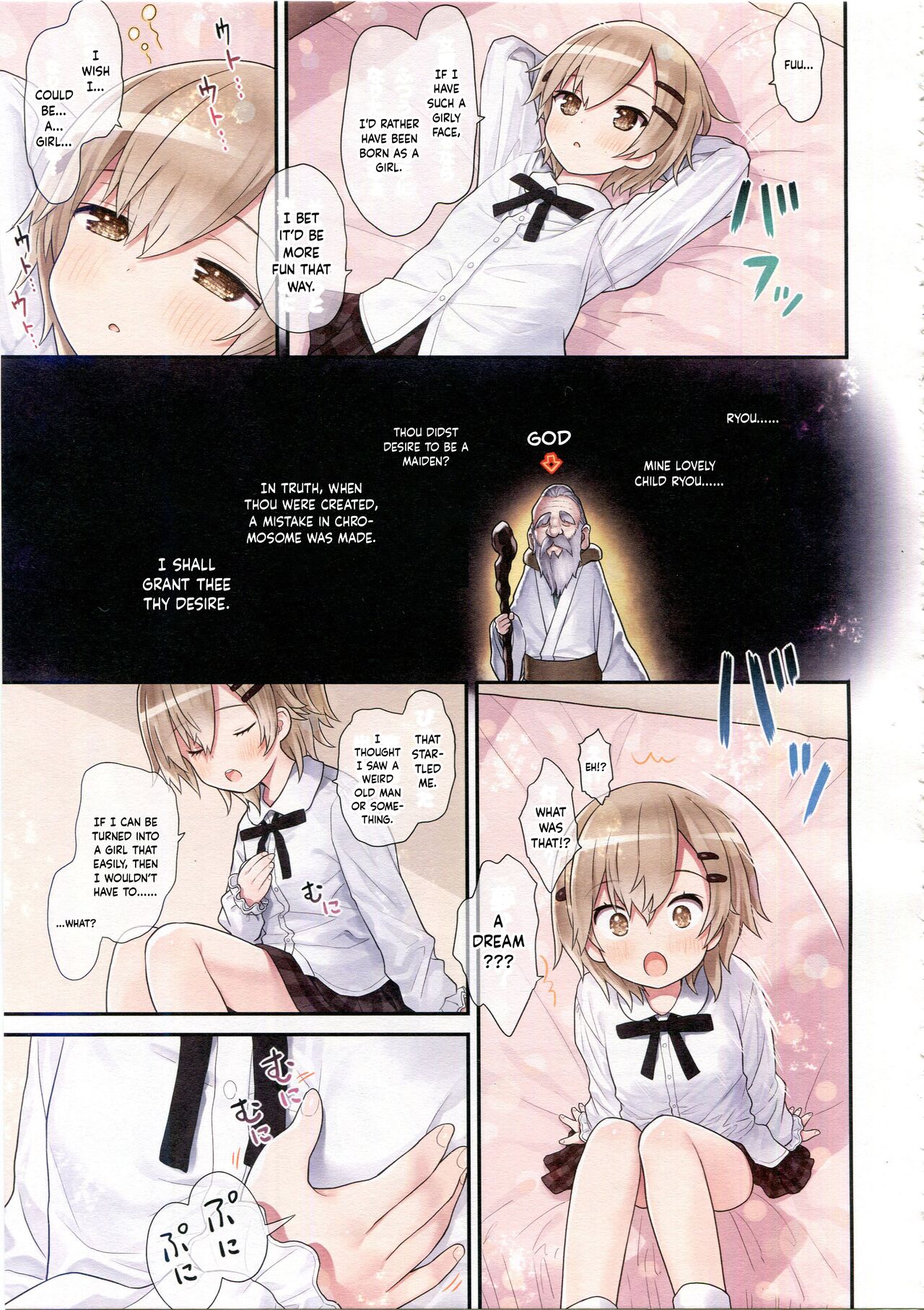 TS Shoujo Ryou-chan no Mesu Ochi | Genderbent Young Girl Ryou-chan Fallen to Pleasure page 6 full