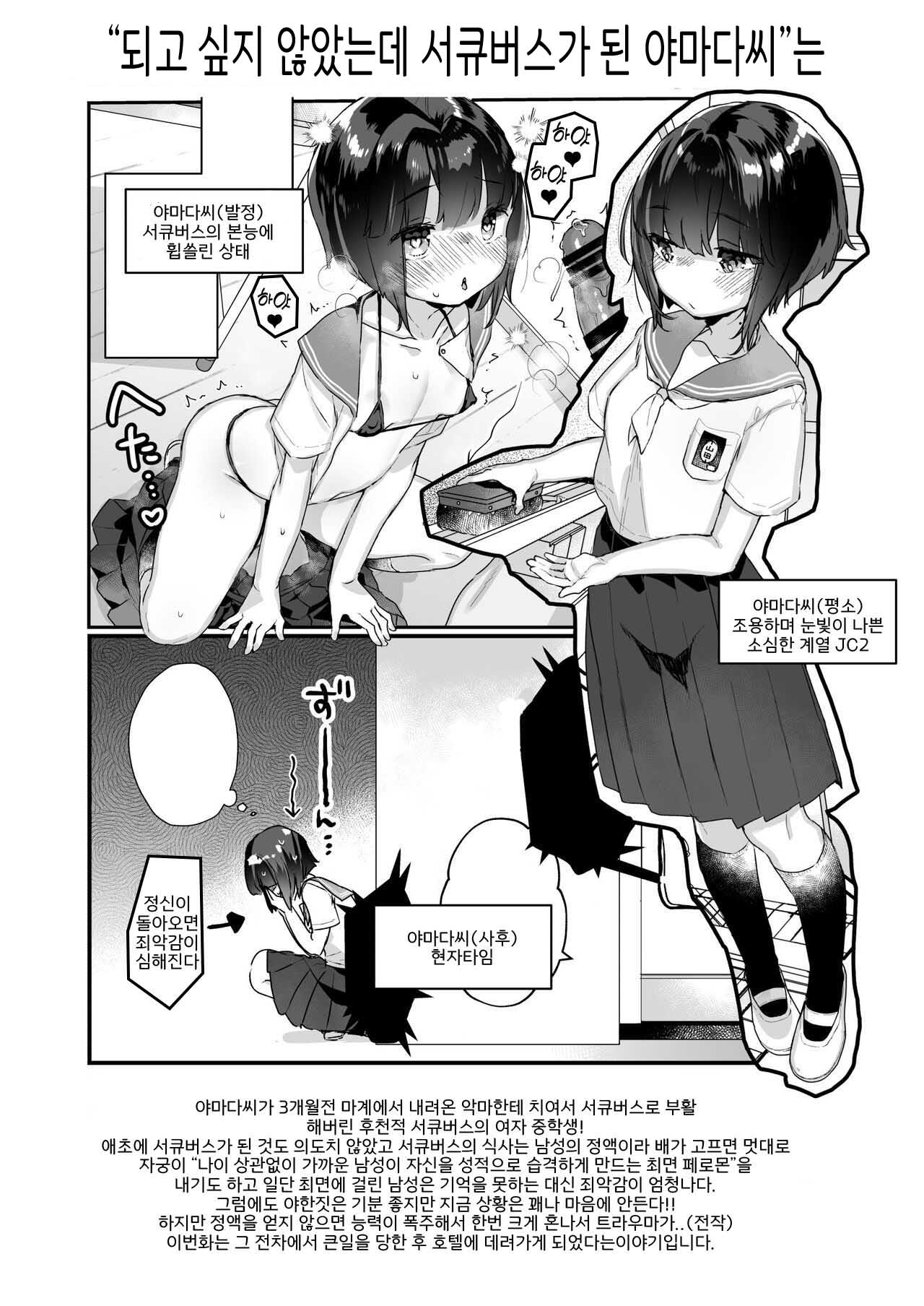 Naritakunai no ni Succubus ni Natte Shimatta Yamada-san Hotel Omochikaeri Hen | 되고싶지 않았는데 서큐버스 03 page 3 full