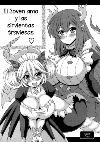 Dotei Bocchan to Dragon Maid no Fudeoroshi | El joven amo y las sirvientes traviesas cover