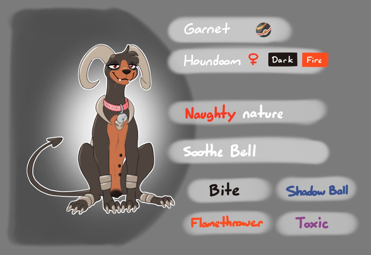 Garnet the Houndoom page 1 full