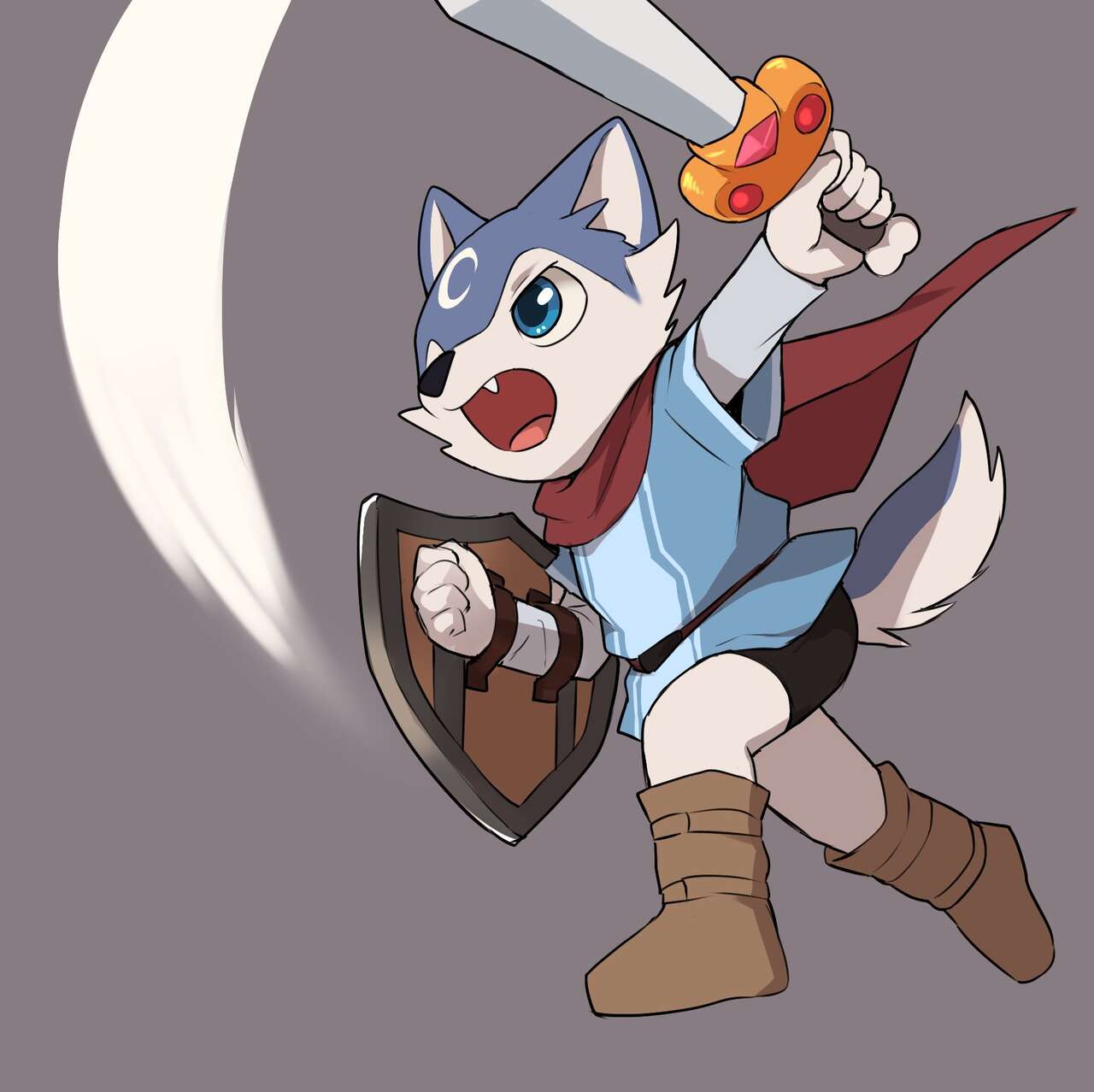 Manmosu Marimo - Wolf Hero page 2 full