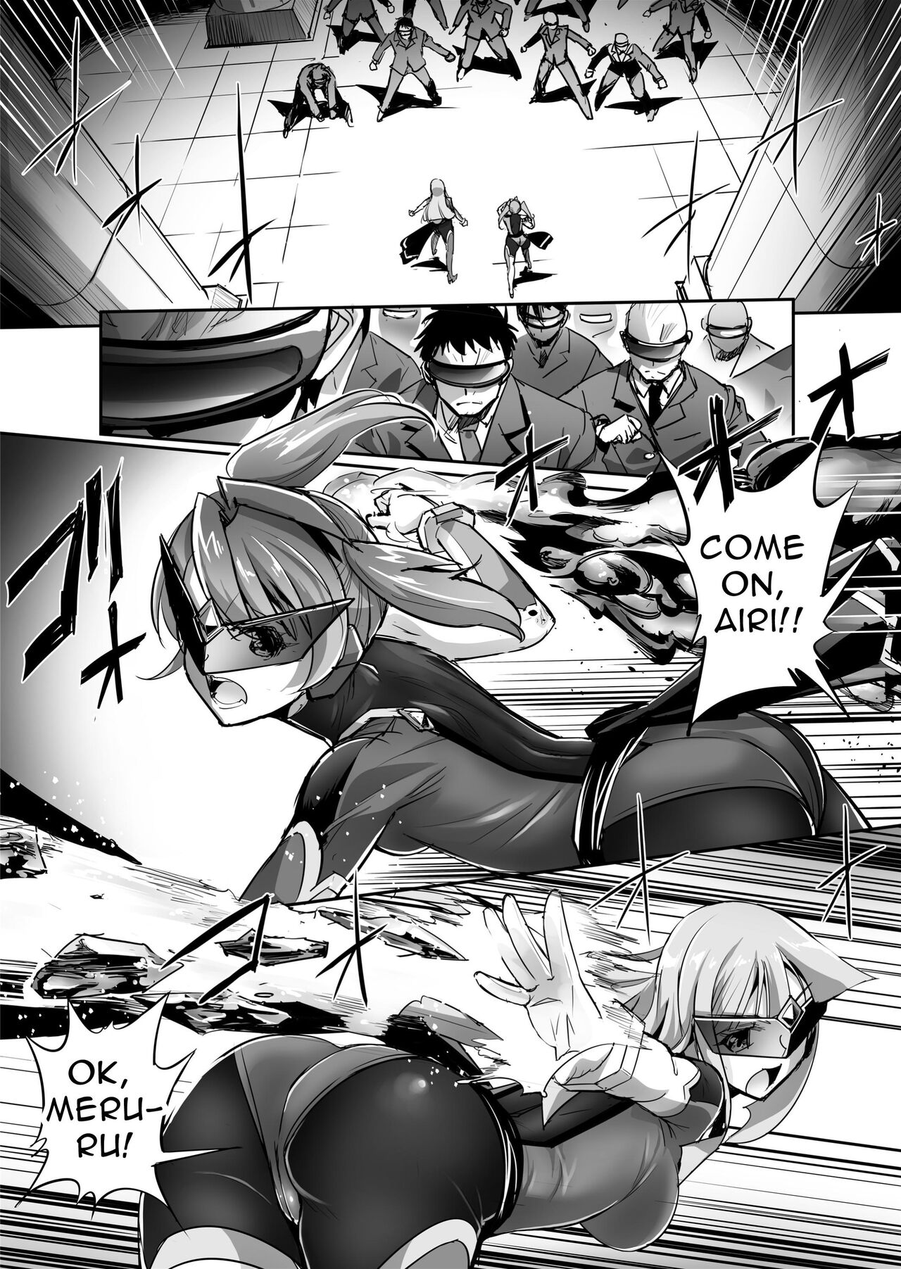 FlameFrost Duo TWIN CURELY ~Yuri Heroines Defeated By Dick~ Part 1+2 page 4 full