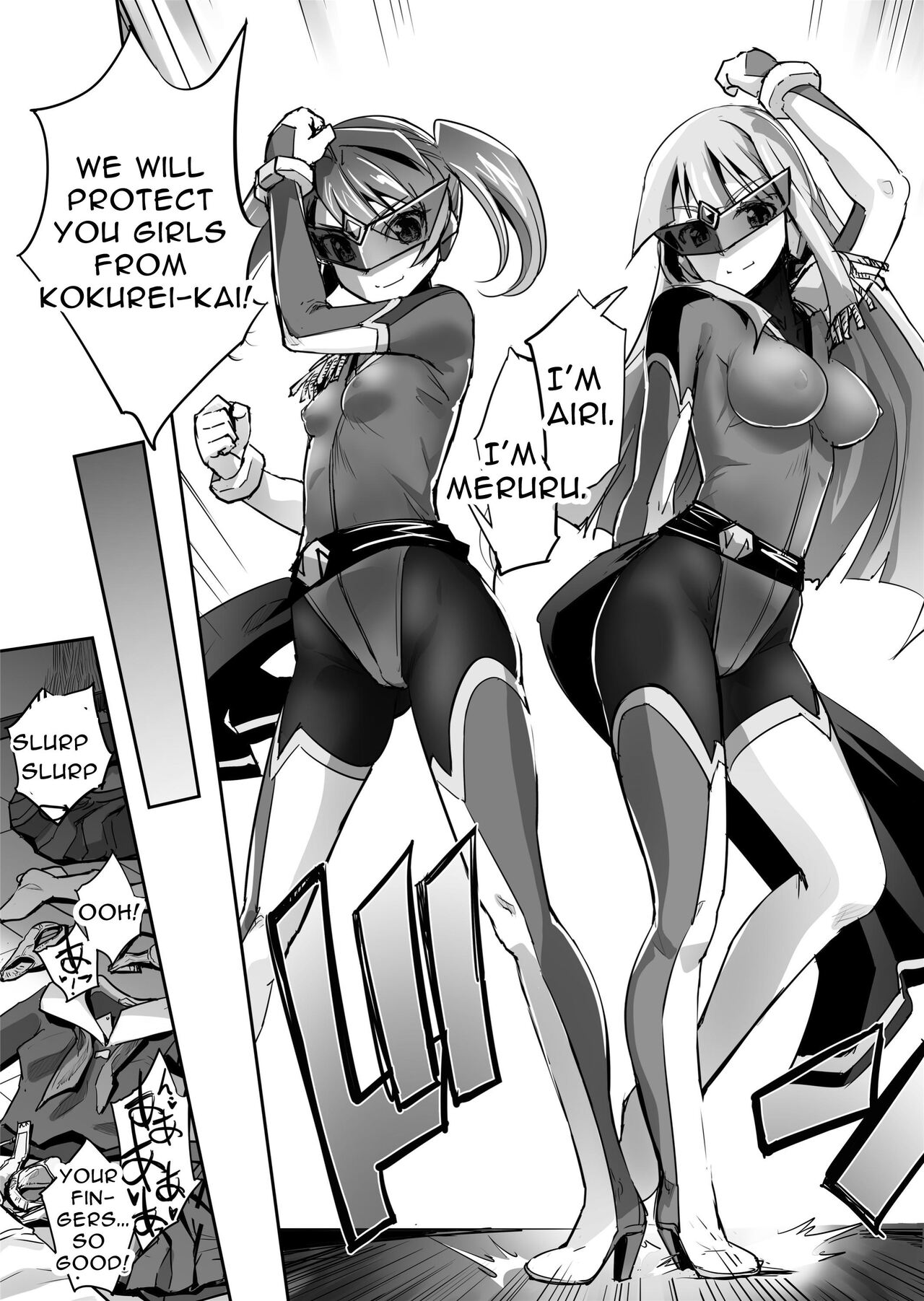 FlameFrost Duo TWIN CURELY ~Yuri Heroines Defeated By Dick~ Part 1+2 page 6 full