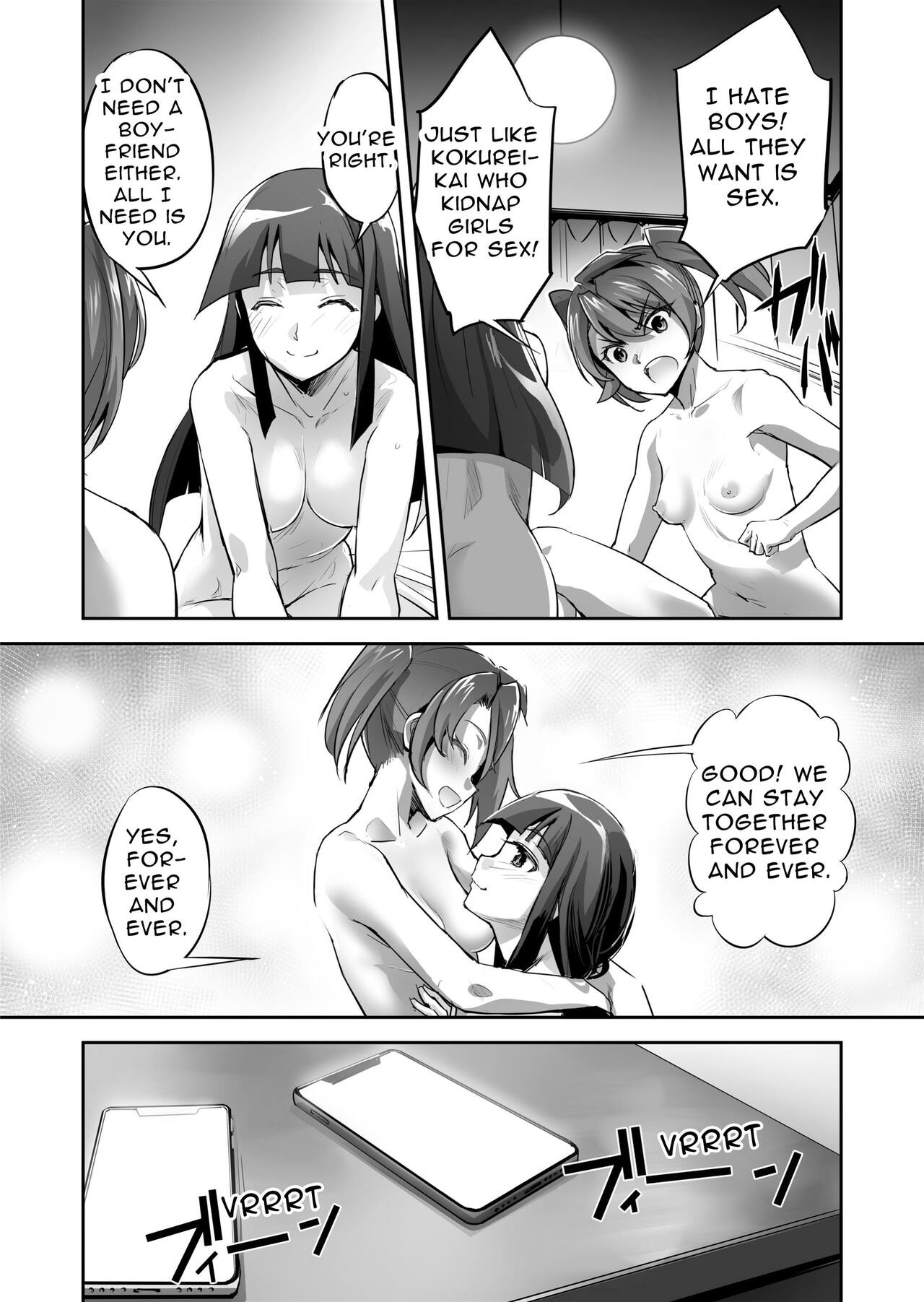 FlameFrost Duo TWIN CURELY ~Yuri Heroines Defeated By Dick~ Part 1+2 page 9 full