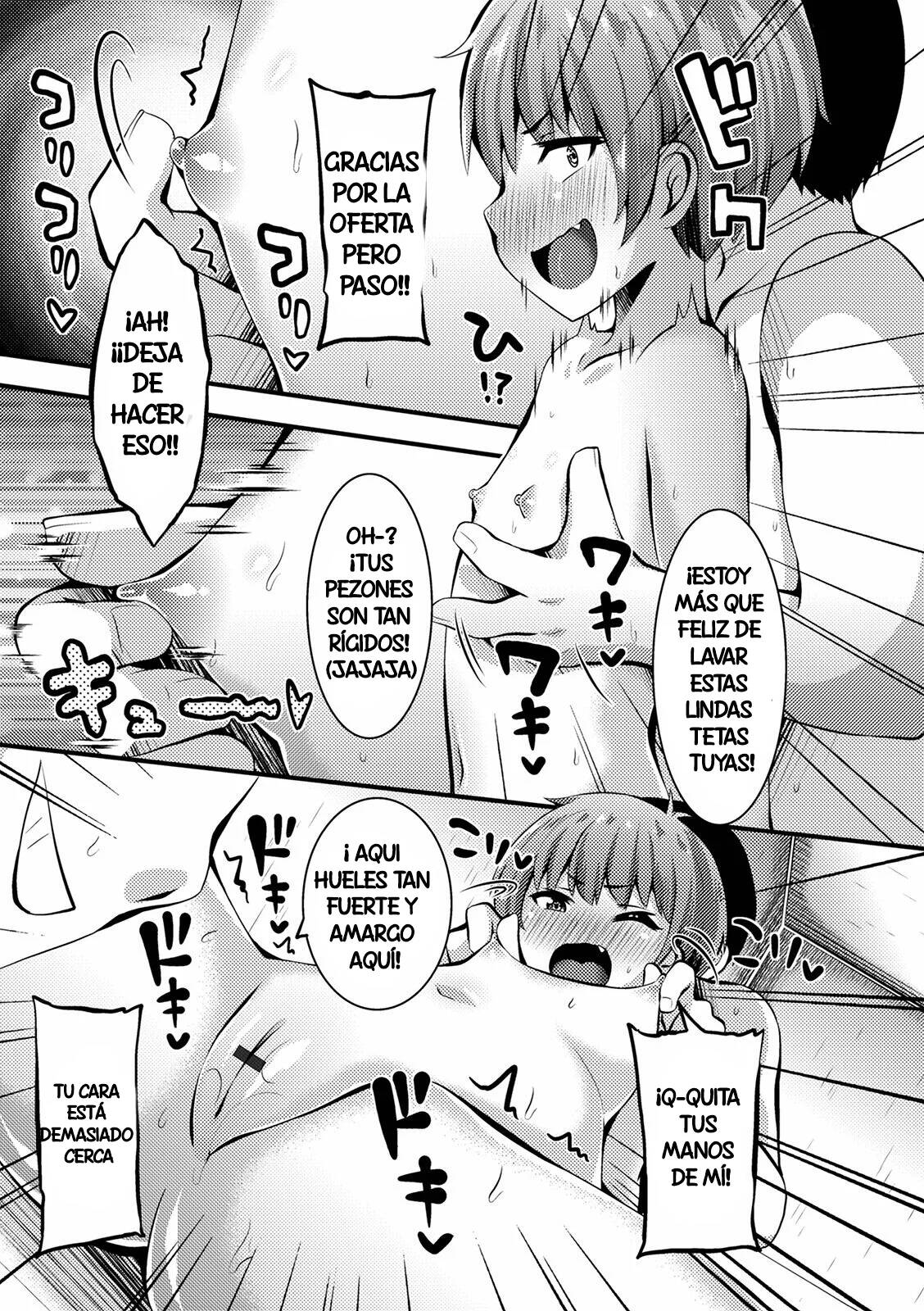 Otokoyu ni Onnanoko wa Ikitai! | The Girl Who Wants To "Come" In The Men's Bath! page 5 full