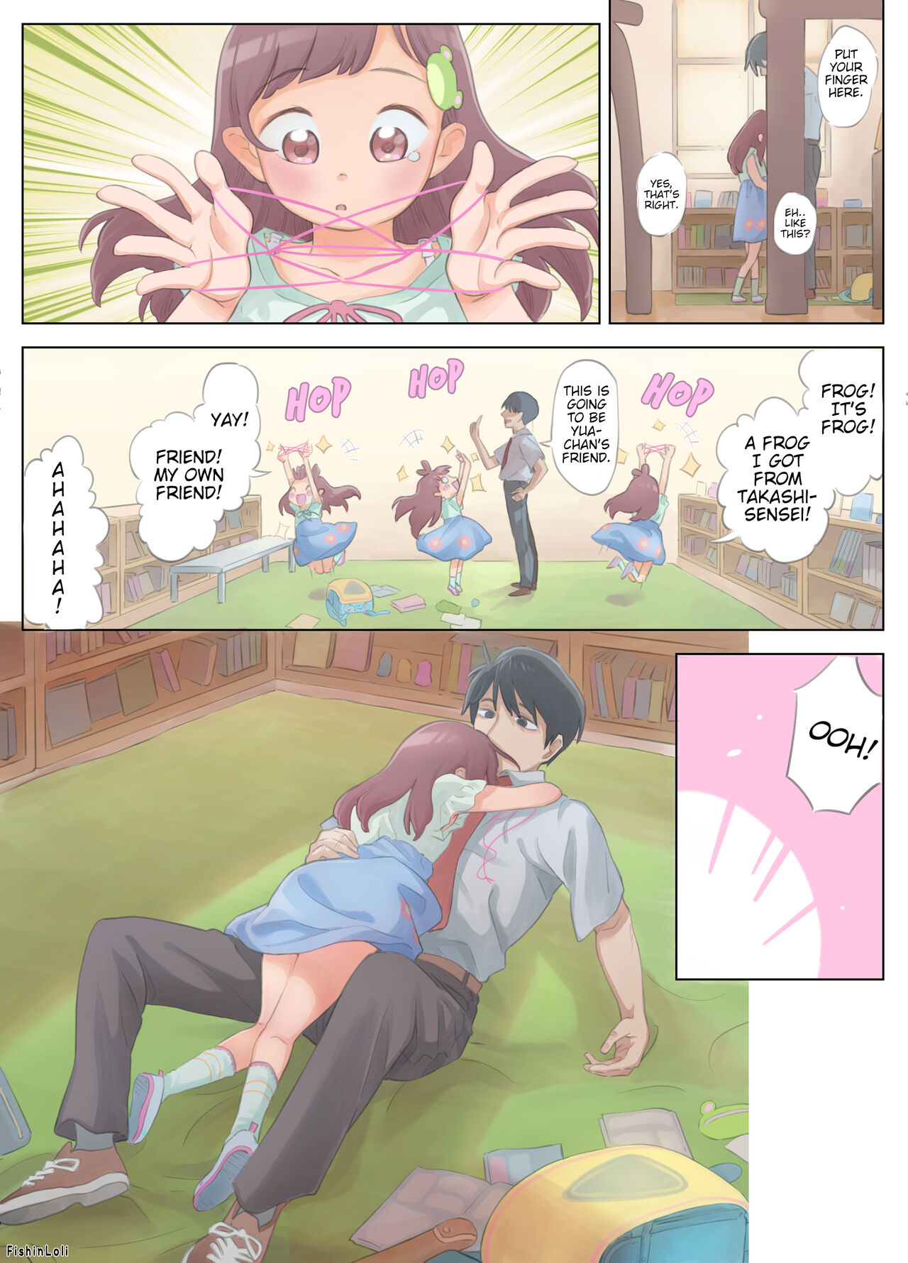 Gekimoe Junjou Yua-chan ga Do-S Sensei to Kindan no Koi! Akai ○○ de Musubare Kyousei Mesuana Kaihatsu. Muriyari Naisho Nakadashi Kimerarechatta Hanashi | Innocent Girl Yua-chan - forbidden love affair with sadistic teacher.... page 10 full