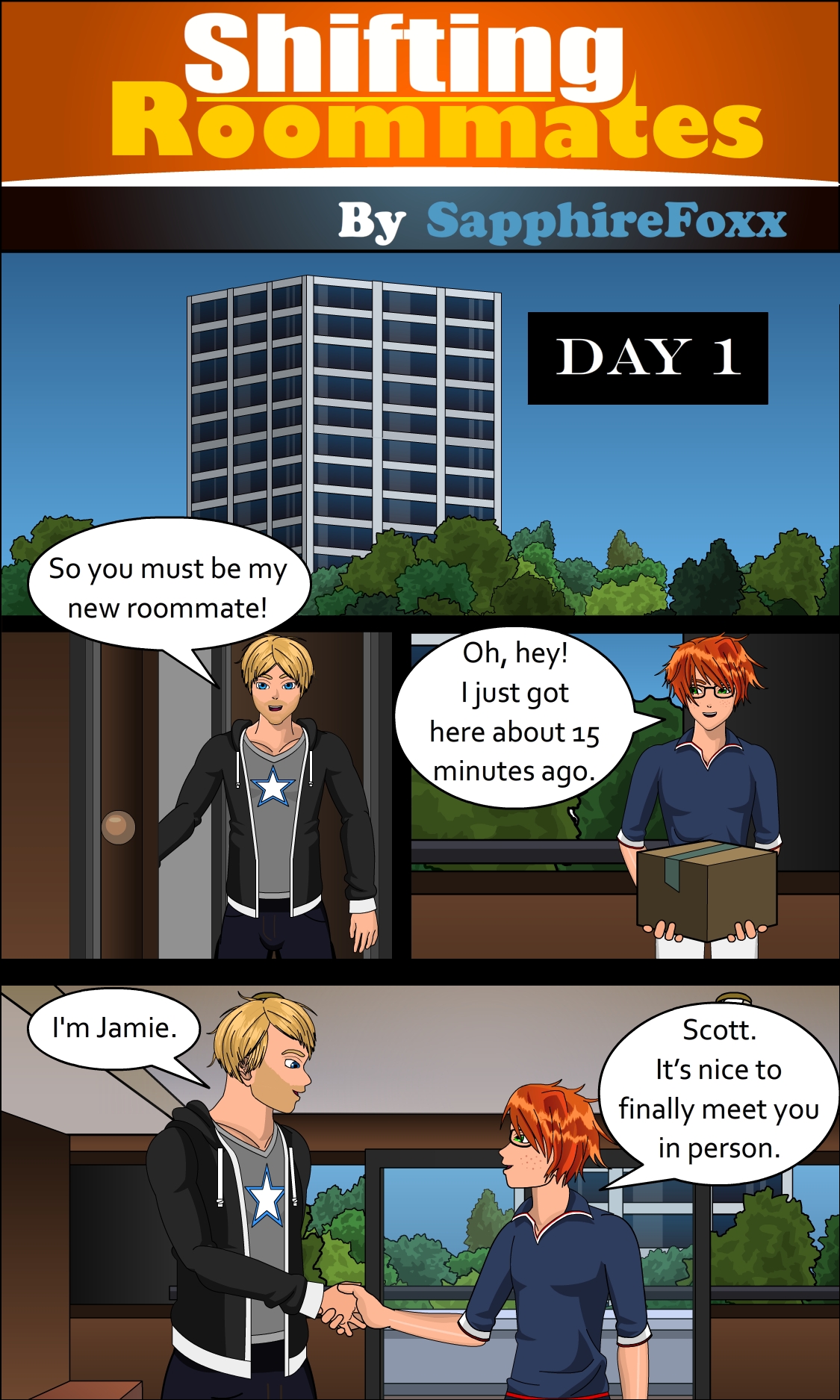 Shifting Roomates page 1 full