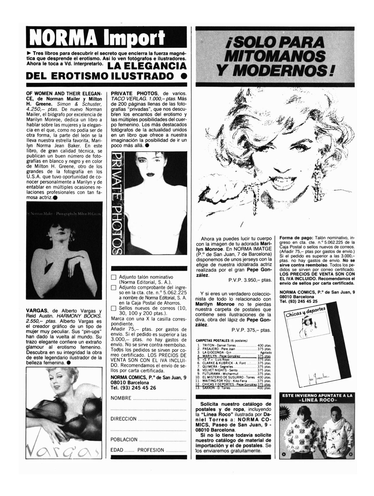 Cimoc Especial N°7 - Marilyn Monroe page 2 full