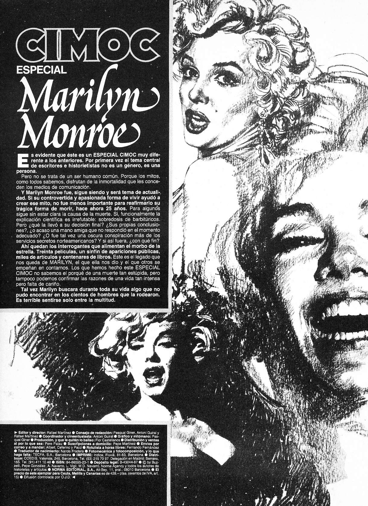 Cimoc Especial N°7 - Marilyn Monroe page 3 full