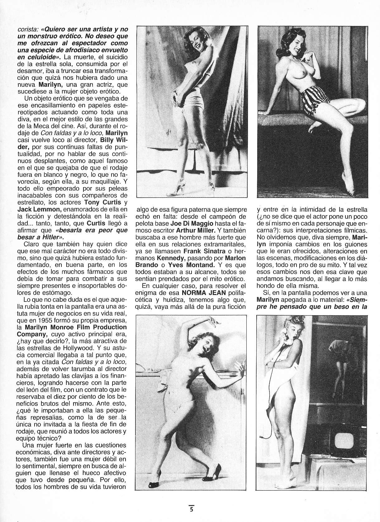 Cimoc Especial N°7 - Marilyn Monroe page 7 full