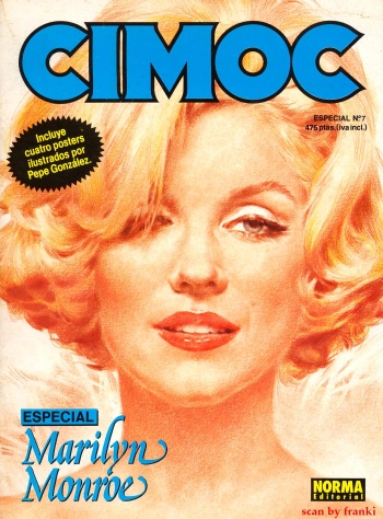 Cimoc Especial N°7 - Marilyn Monroe cover