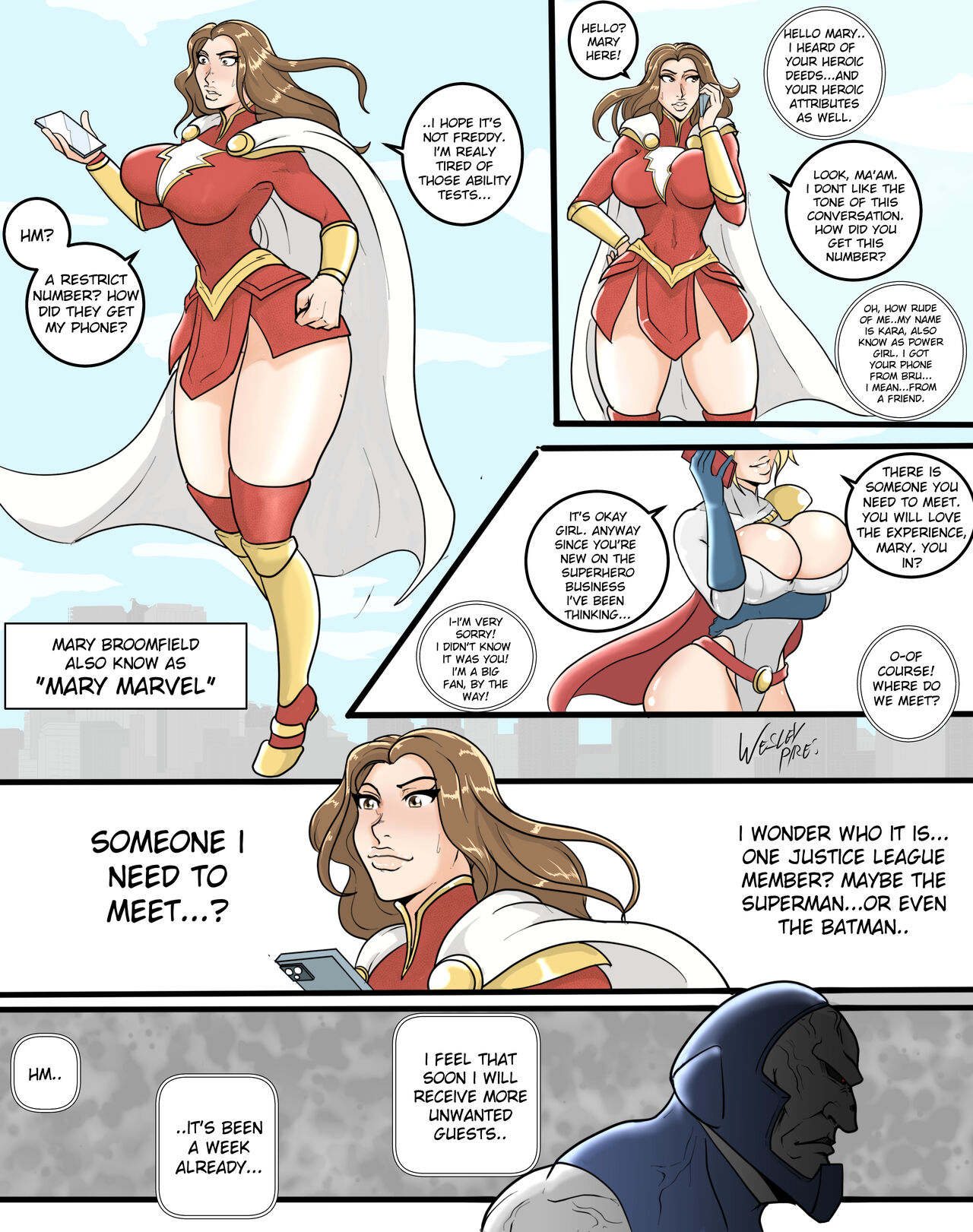 There's a new heroine in town page 1 full