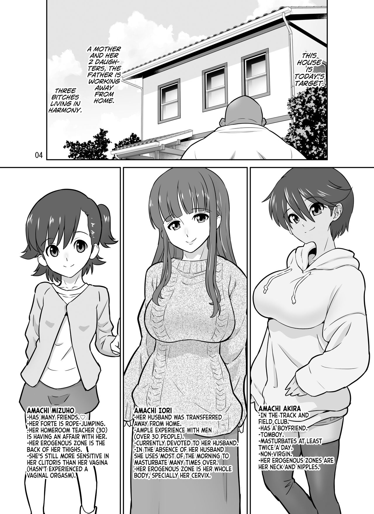 Ikkasou netori ~ tenchiie bijin 3 haha musume page 4 full