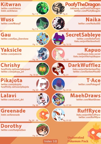 Underrated Pokémon Art Pack cover