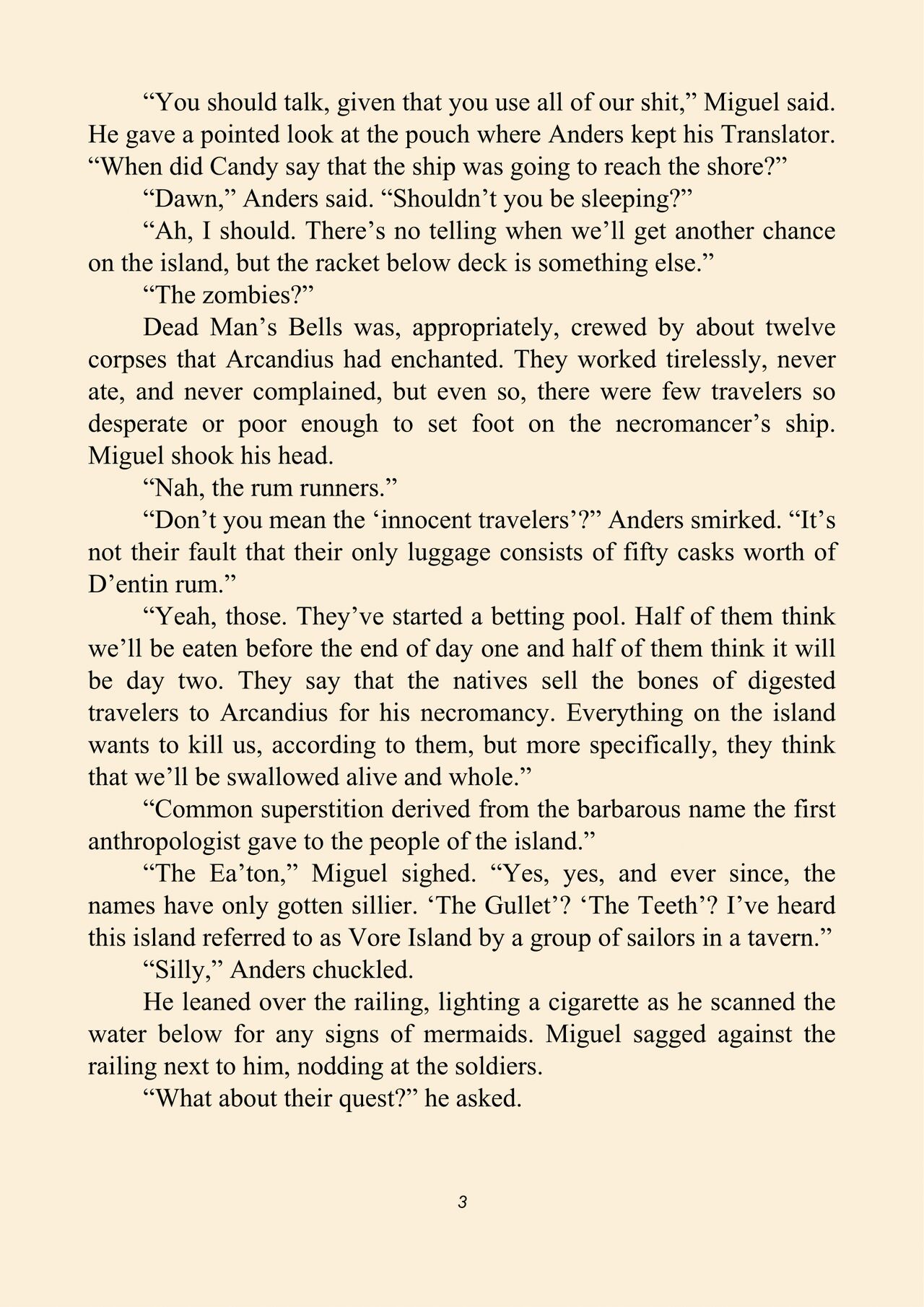 The Island's Gullet page 8 full