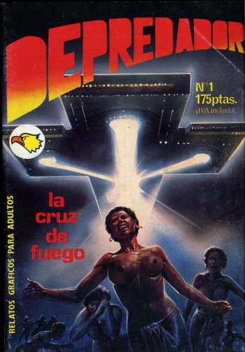 Depredador nº 1 - La cruz de fuego cover