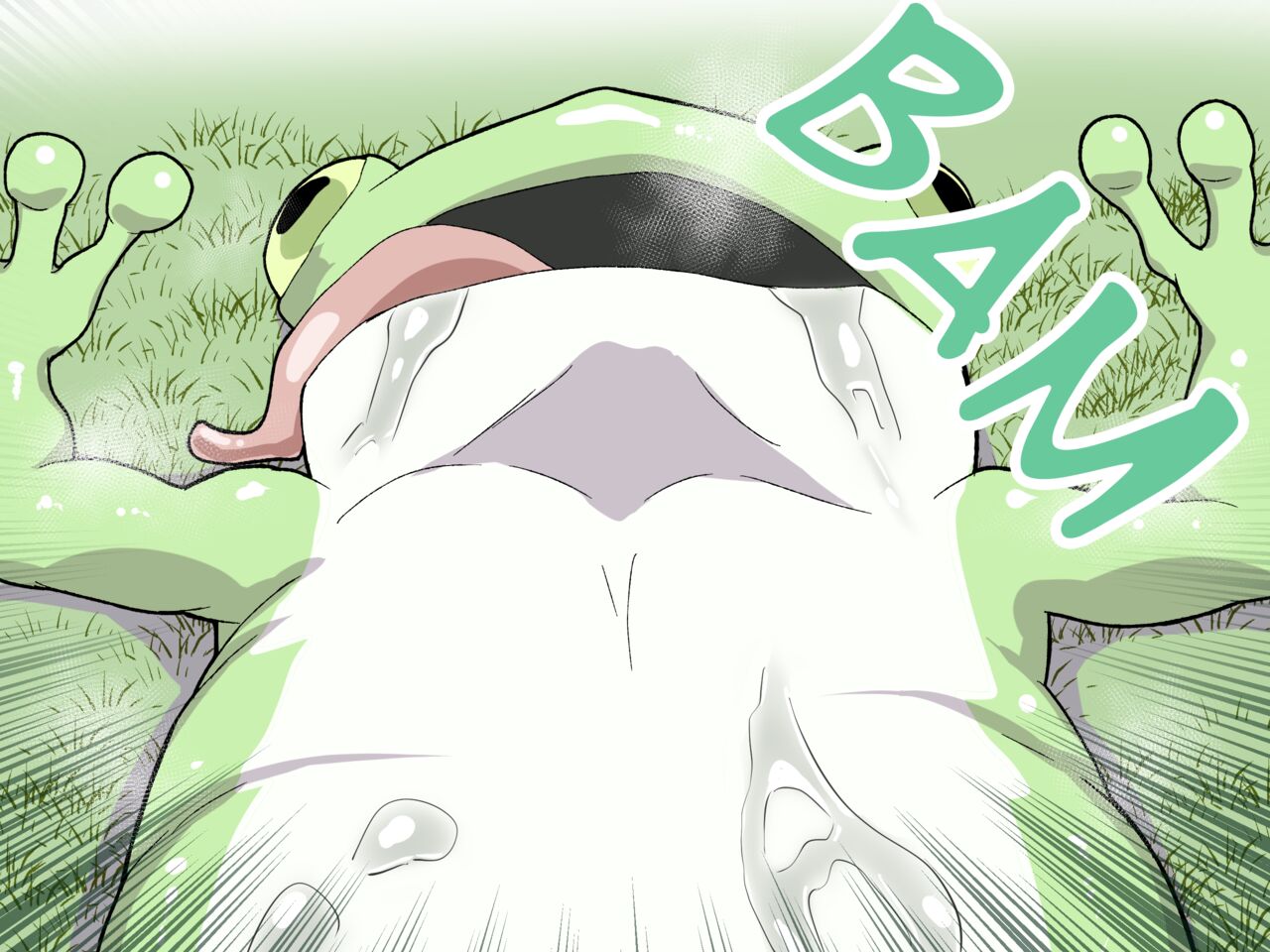 Kono Subarashii Sekai de Katou na Kaeru Monster no Douzoku Yome ni Otosareru Damegami ni Syukufuku o! page 6 full