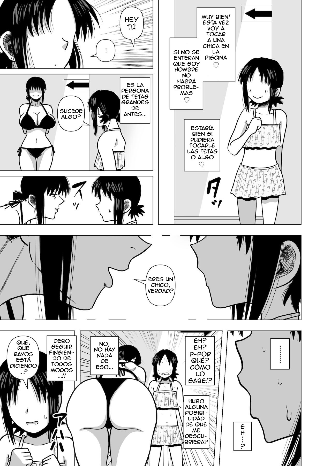 Joshi no Furi Shite Joshi Koui-shitsu ni Haittara Kyonyuu no Obasan ni Barete Muchakucha ni Sareta page 6 full