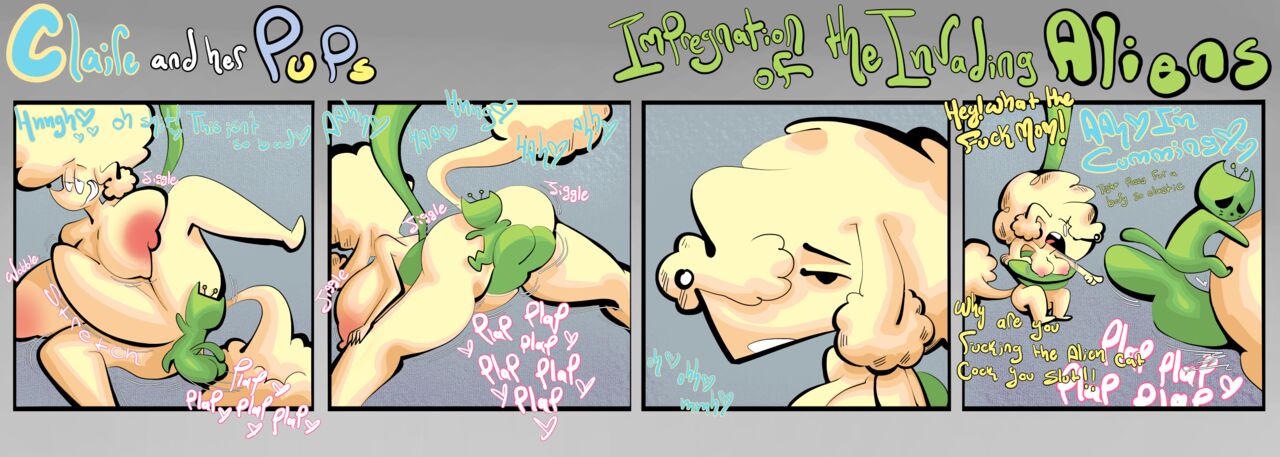 Claire and her Pups: Impregnation of the invading aliens page 7 full