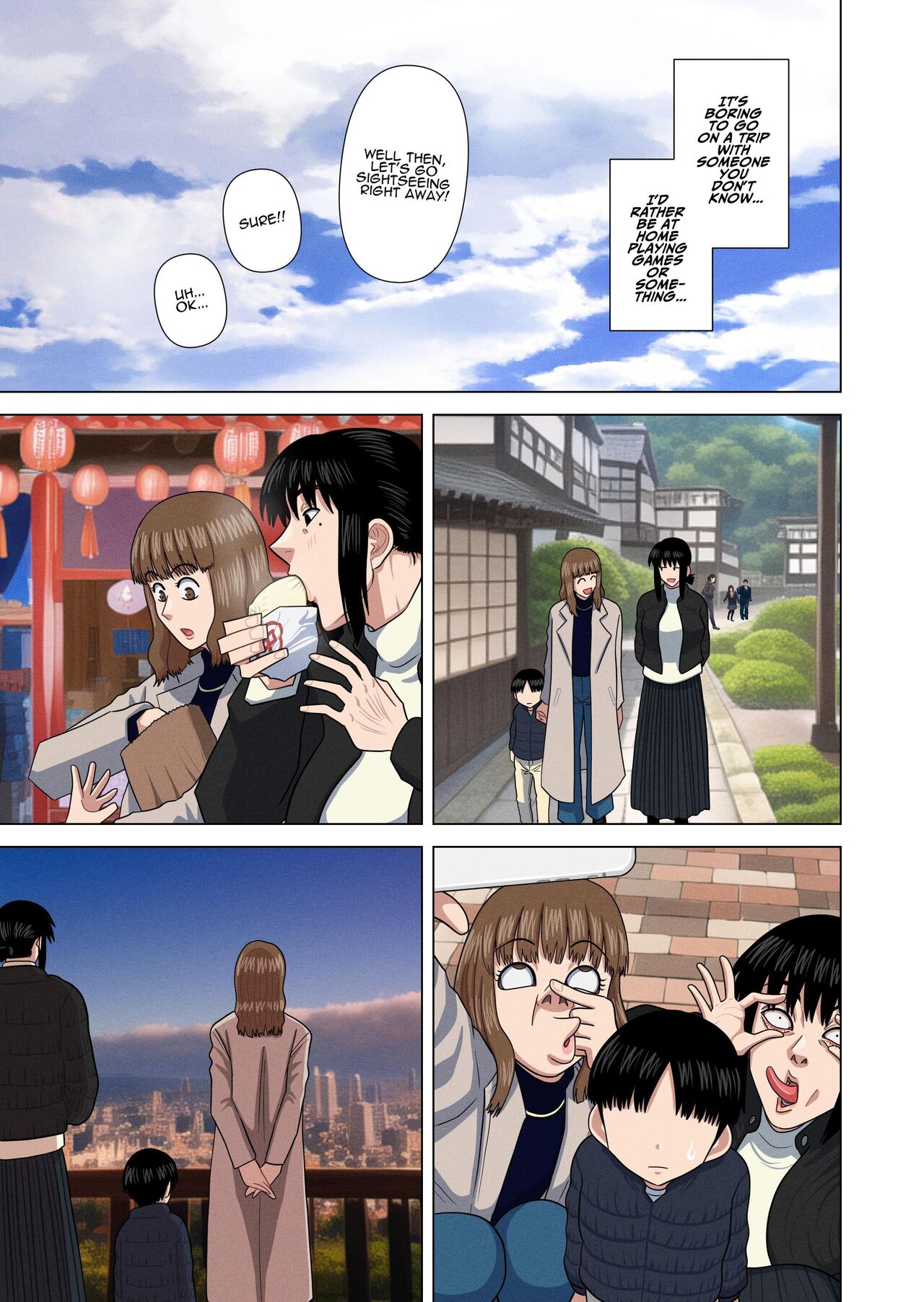 Oba-san to Onsen Ryokan de... | Hotspring Trip With My Mom's Friend... page 5 full