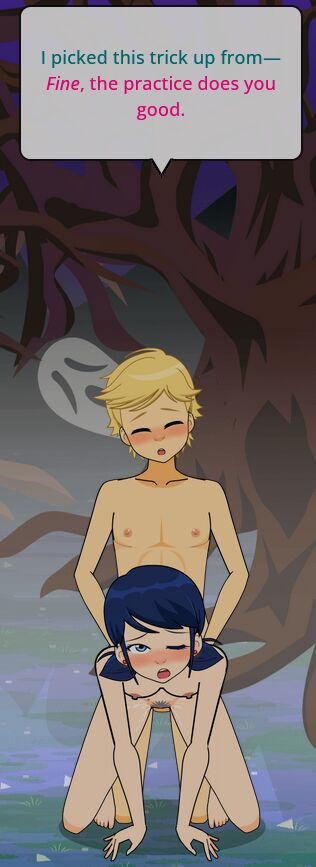 Cat noir fucks Lady Bug from Strip Poker page 7 full