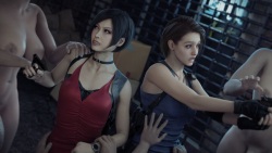 Jill and Ada in trouble