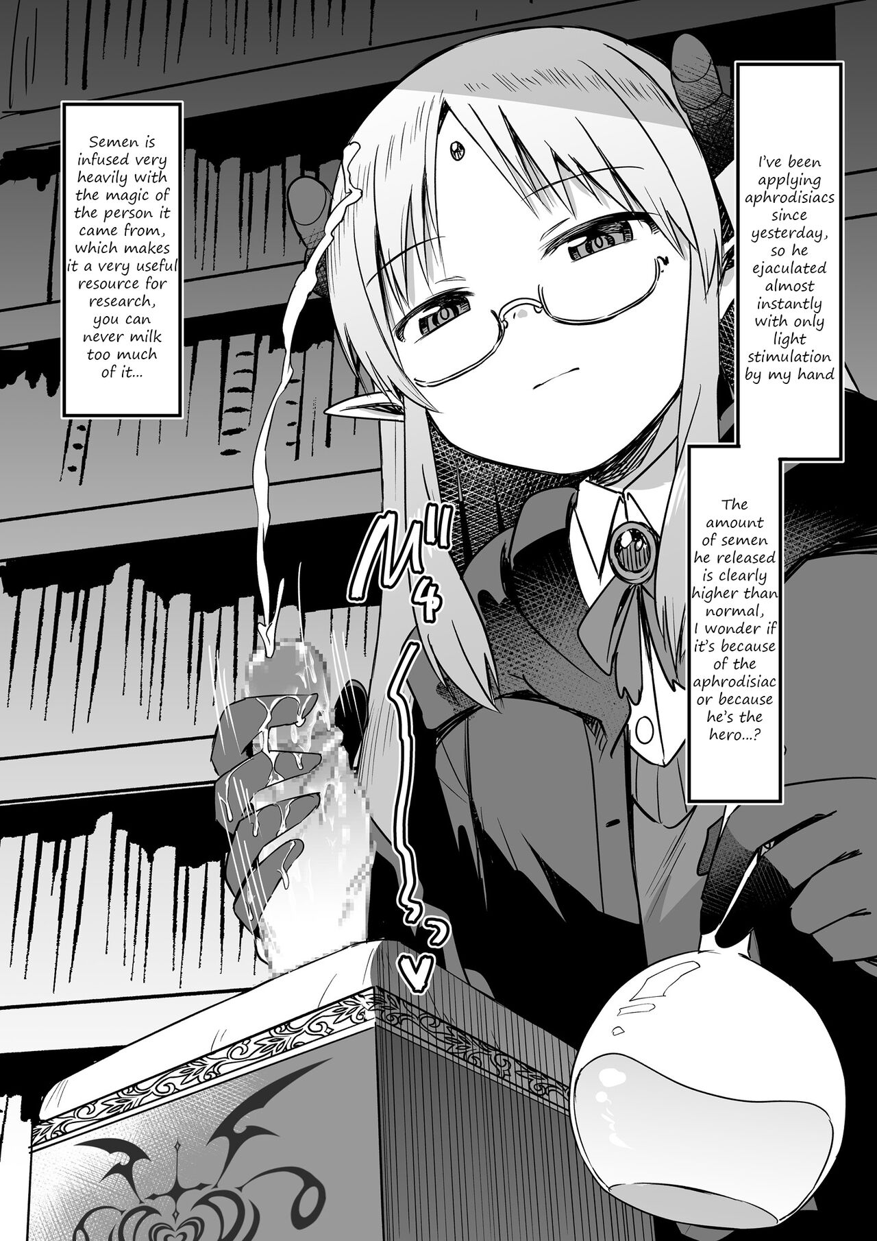 The hero who was captured by magician-chan was stuffed into a hammer space box and his penis tortured with pleasure page 2 full