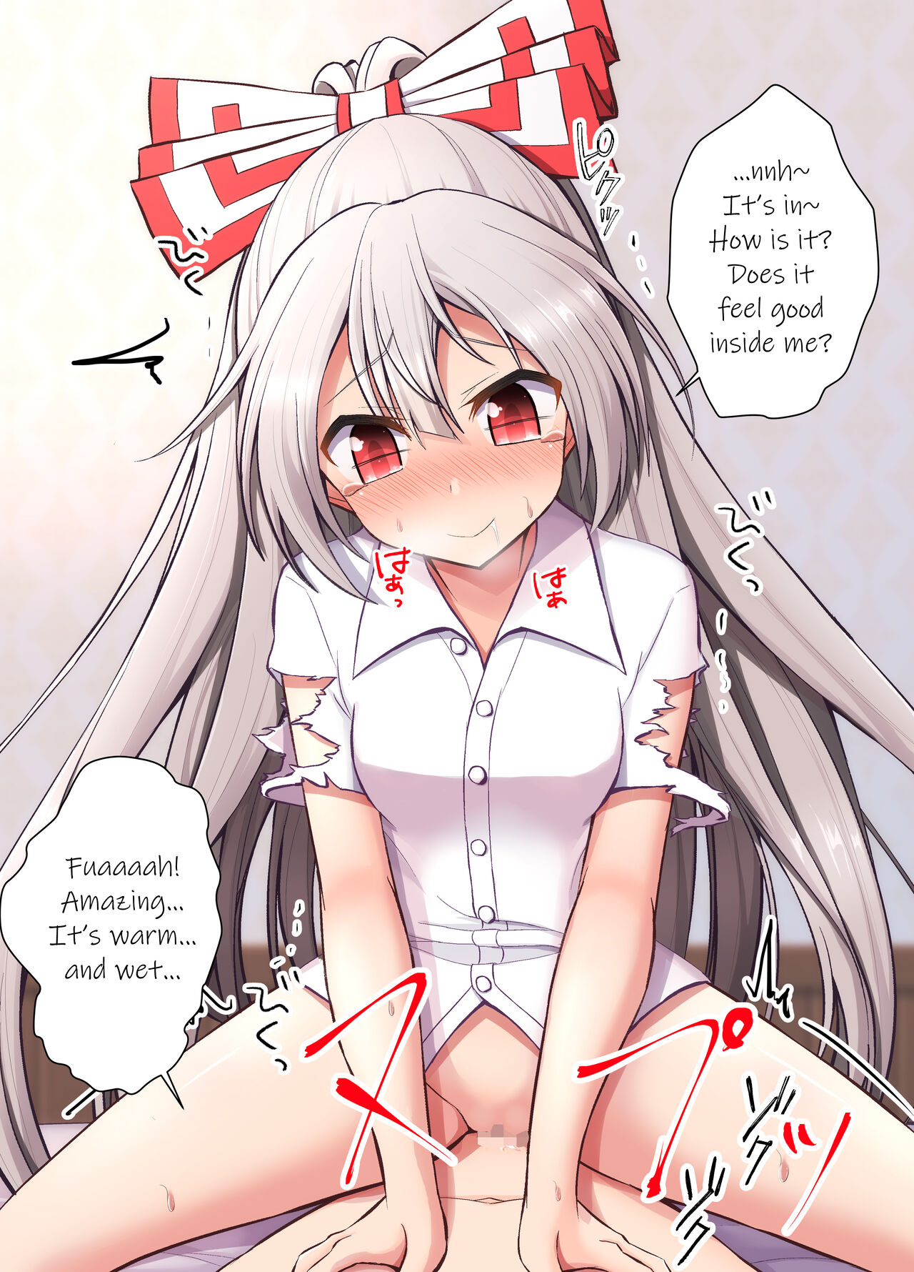 Having my virginity taken by Mokou-Oneechan page 2 full