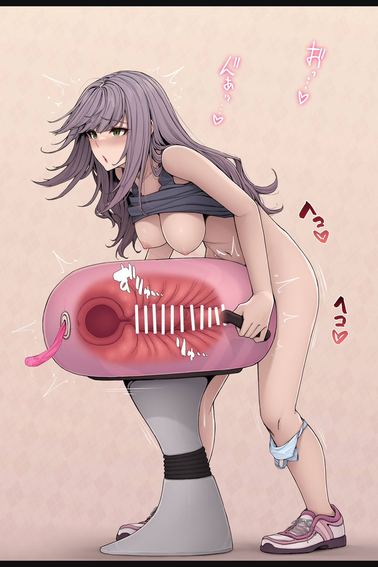 Saisho wa isei no ī futanari-chan no gihindai o nani | A futanari who goes hard at first but becomes too sensitive to move when she's about to cum page 3 full