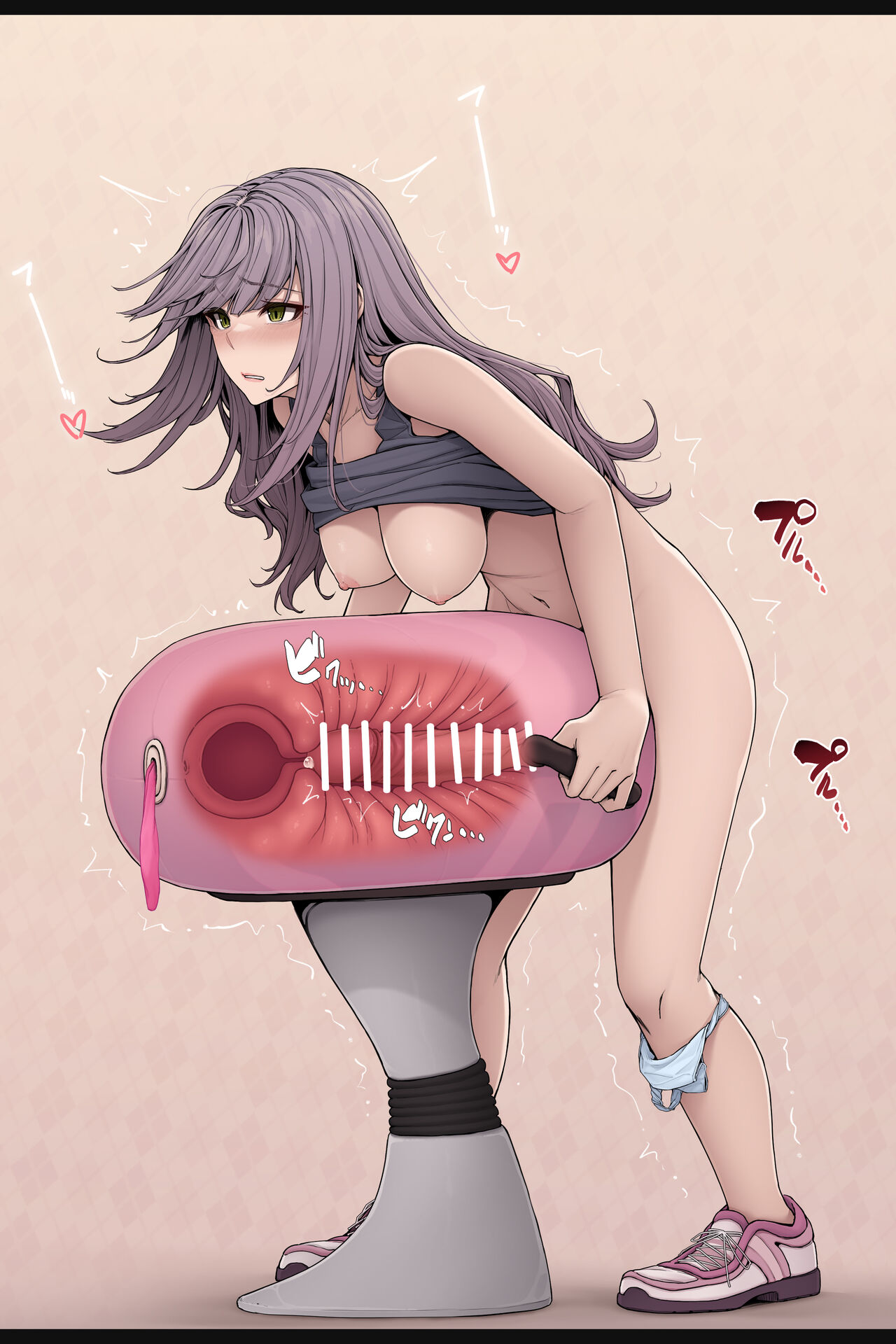 Saisho wa isei no ī futanari-chan no gihindai o nani | A futanari who goes hard at first but becomes too sensitive to move when she's about to cum page 4 full