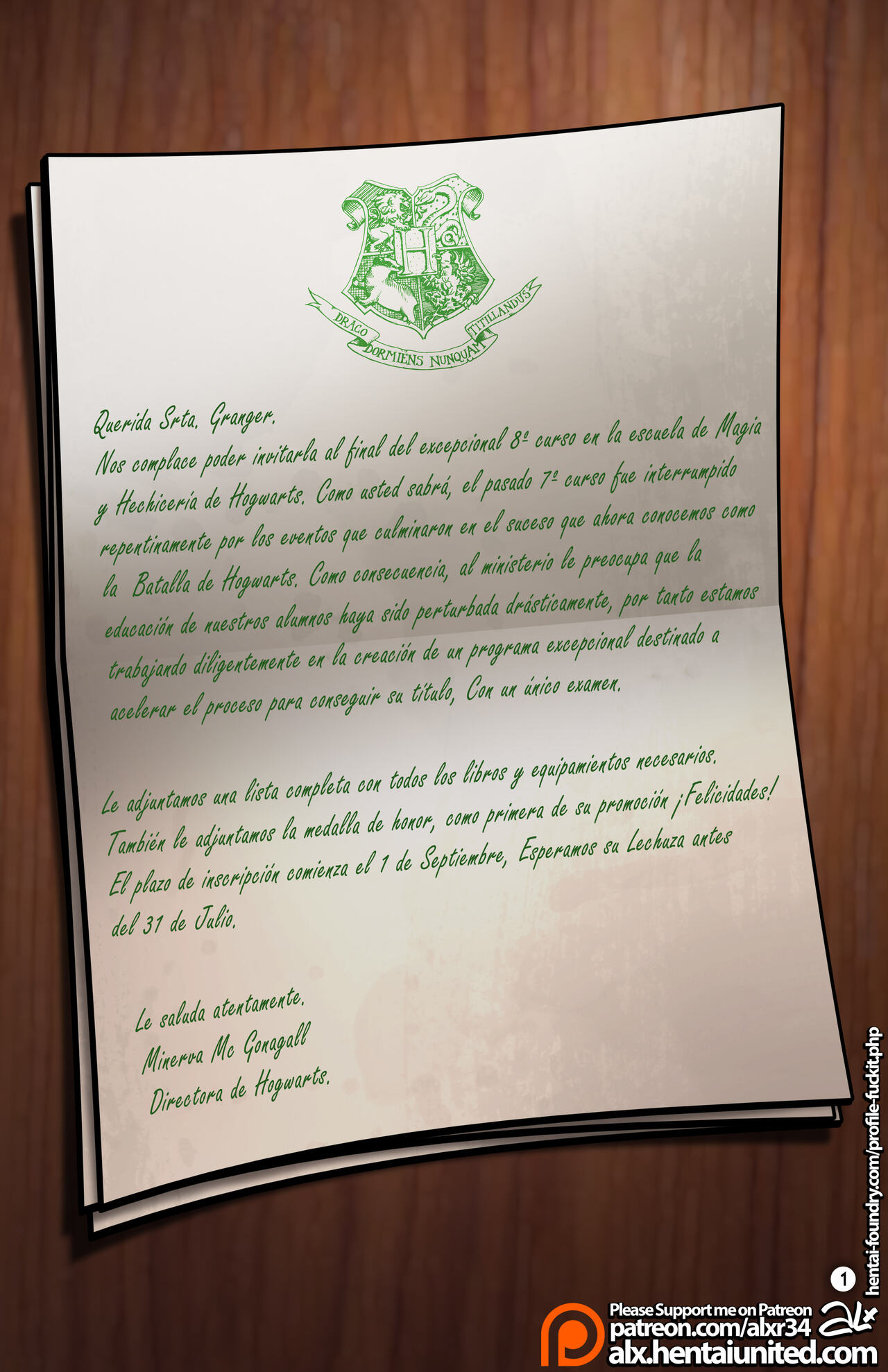 "QUE ESTA PASANDO EN HOGWARTS: Verdad o consecuencia" Edicion 4k Castellano + EXTRAS 3300x5100px 4K. page 2 full