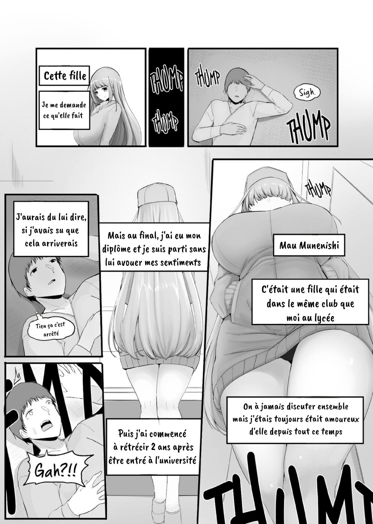 Kouhai no Ooki Oppai ni Shimawareru | Between big boobs  Eiko translations page 2 full