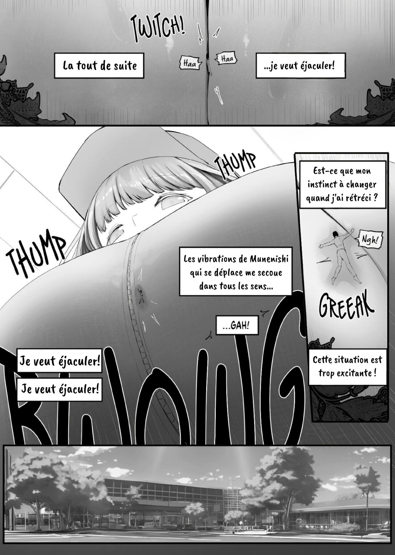 Kouhai no Ooki Oppai ni Shimawareru | Between big boobs  Eiko translations page 9 full